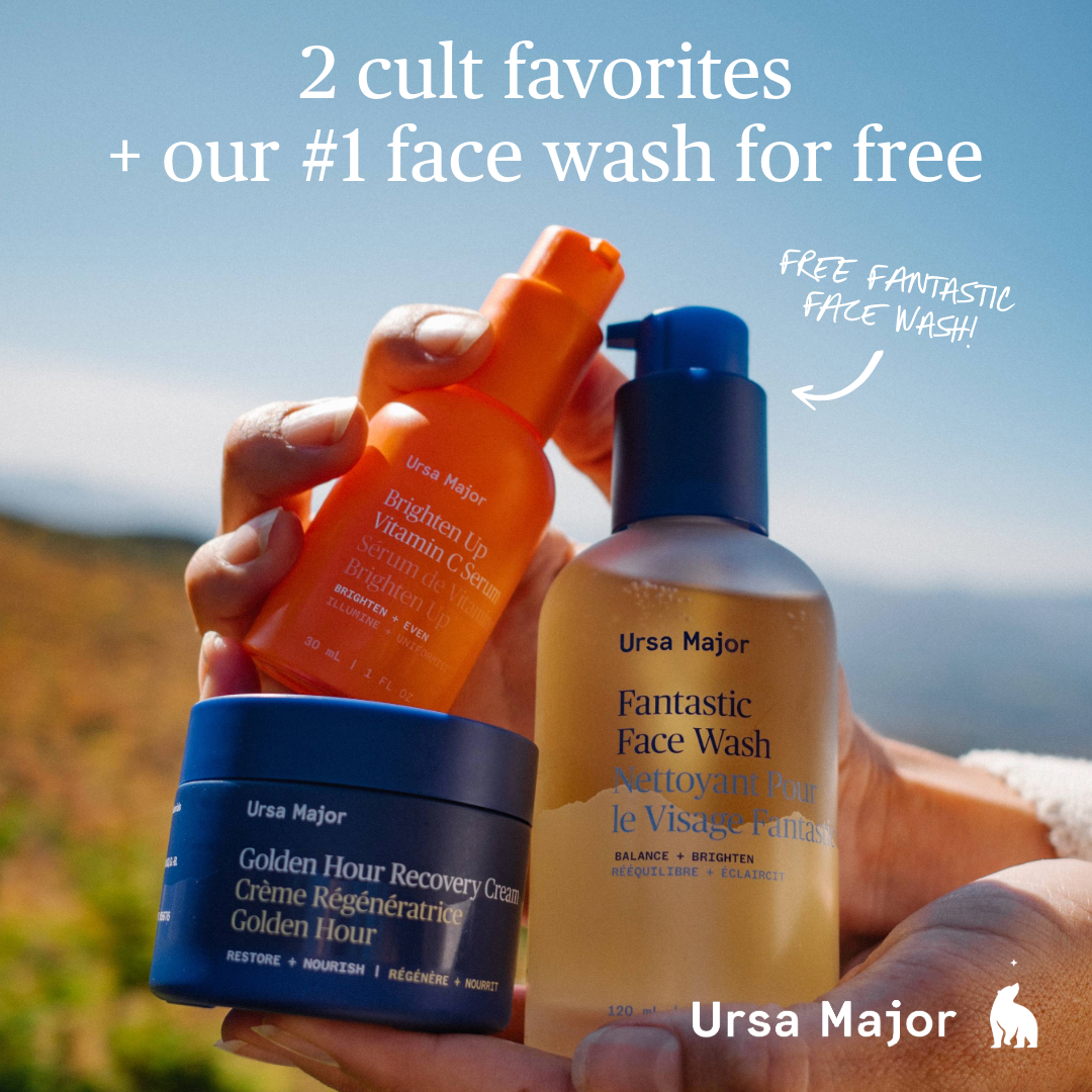 Ursa Major Skincare Facebook ad
