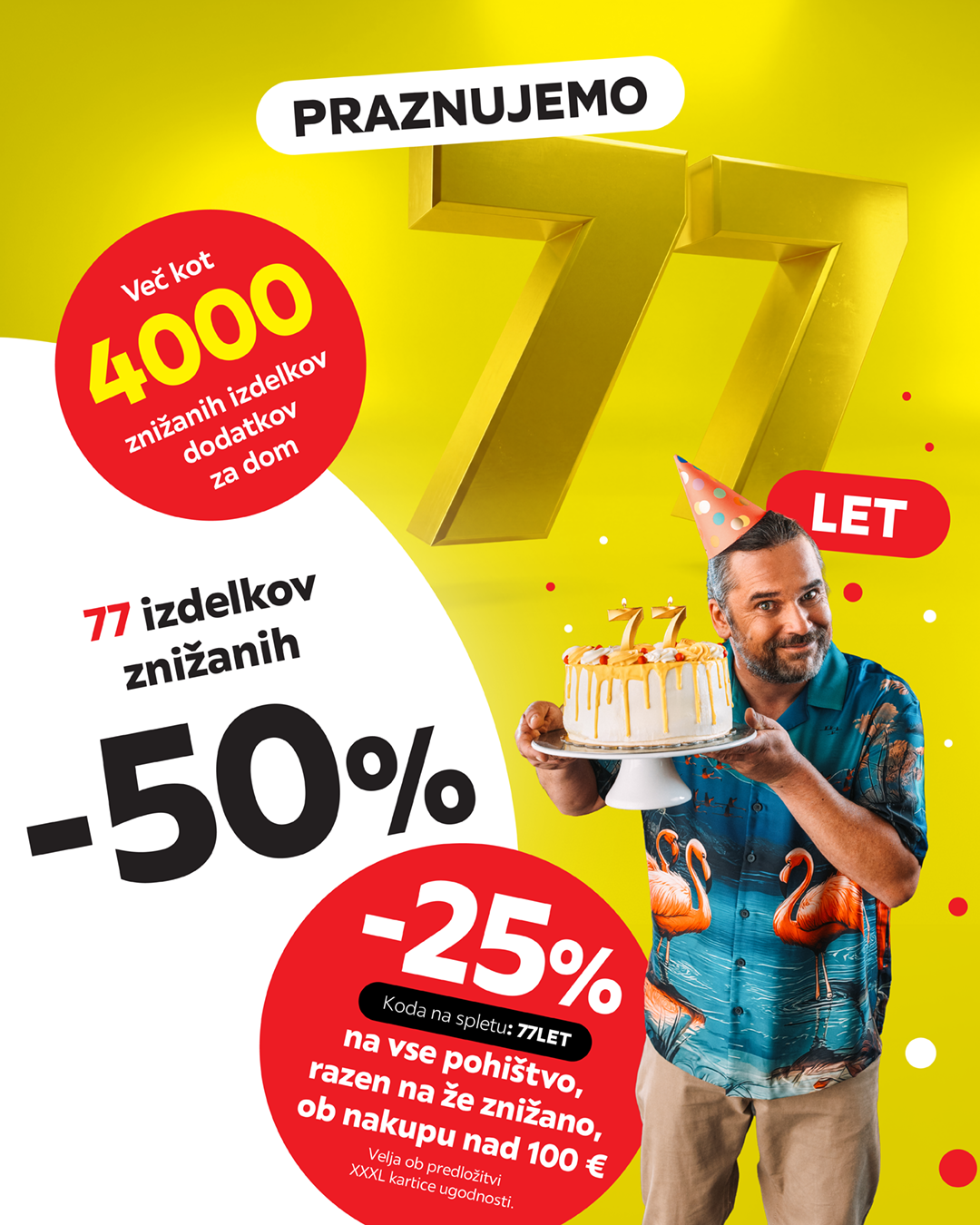 Lesnina XXXL Slovenija Facebook ad