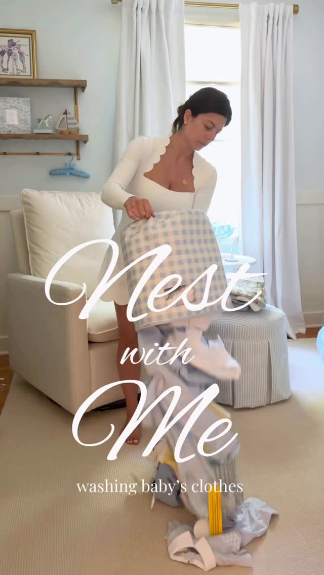 Samantha Gail blog Facebook ad: Nest with me - washing all of baby…
