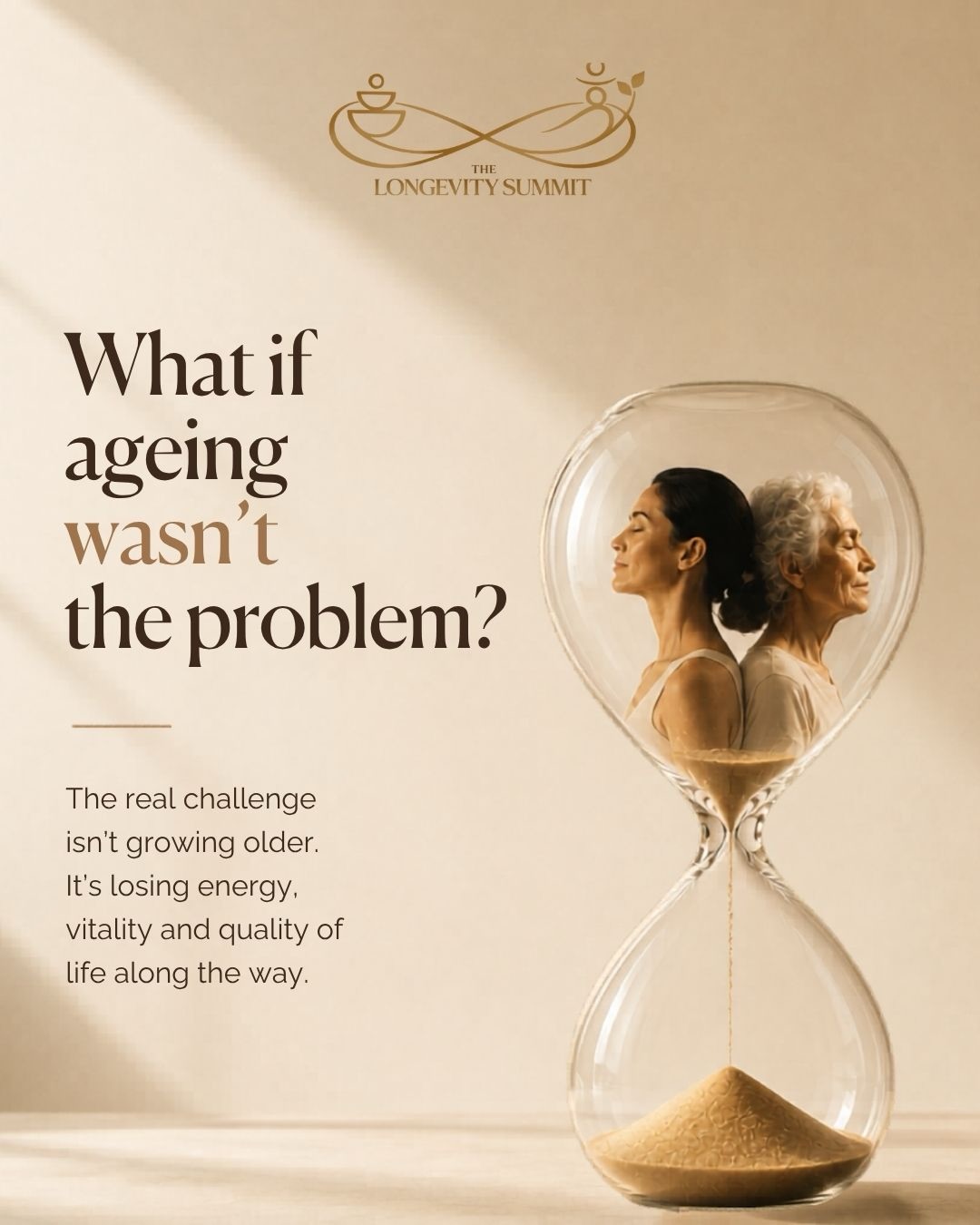 Longevity Summit India Facebook ad: The future of health isn’t about living longer.