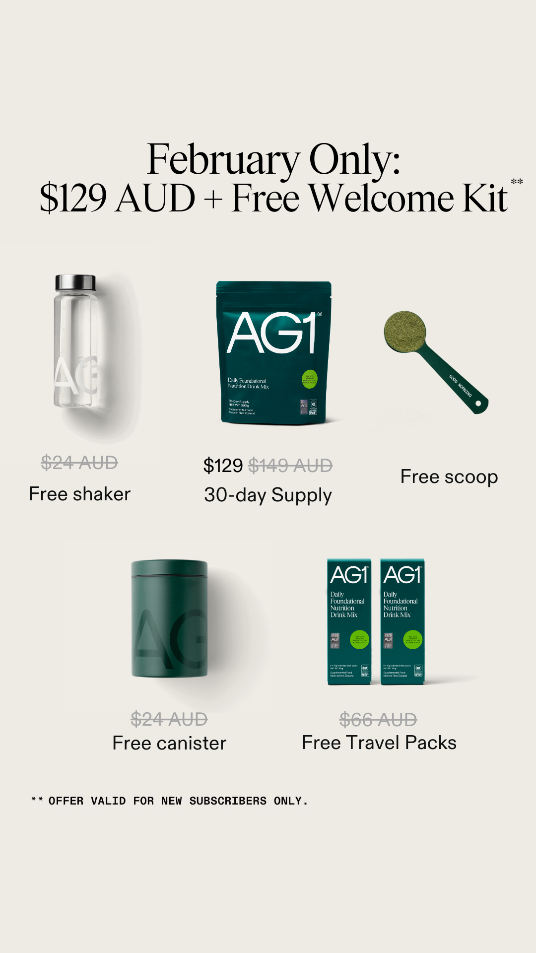 AG1 by Athletic Greens Facebook ad