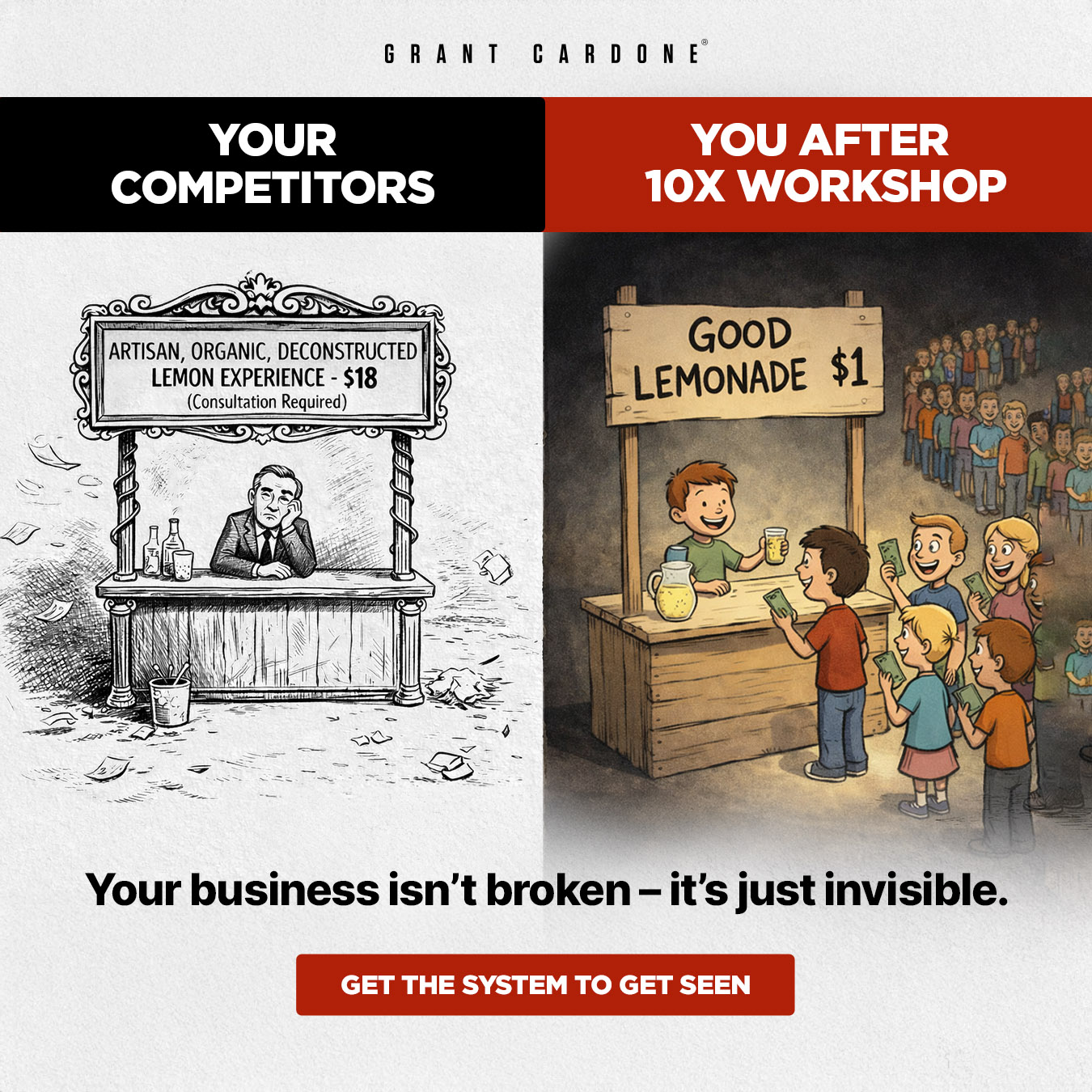 Grant Cardone Enterprises Facebook ad