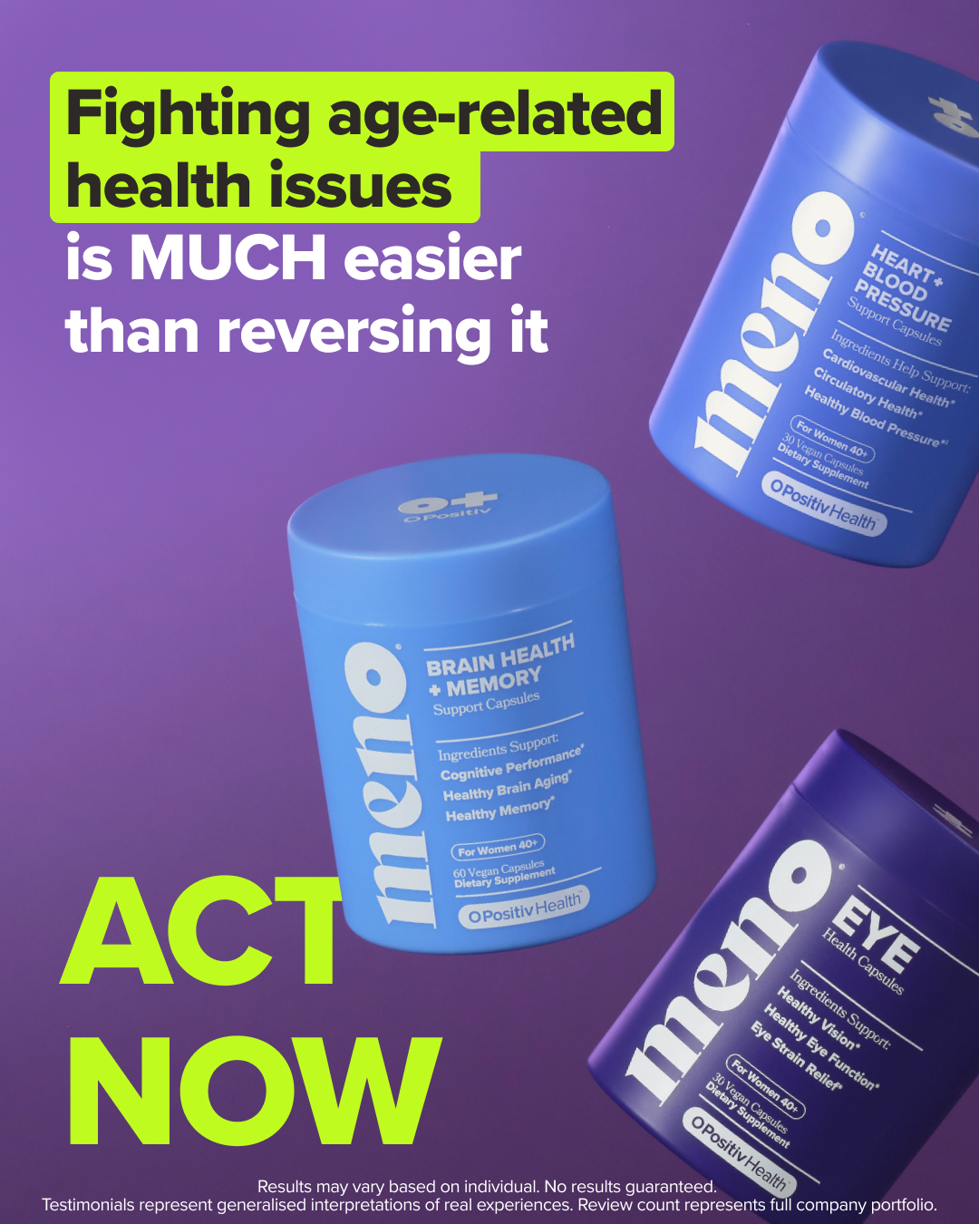 MENO Vitamins Facebook ad