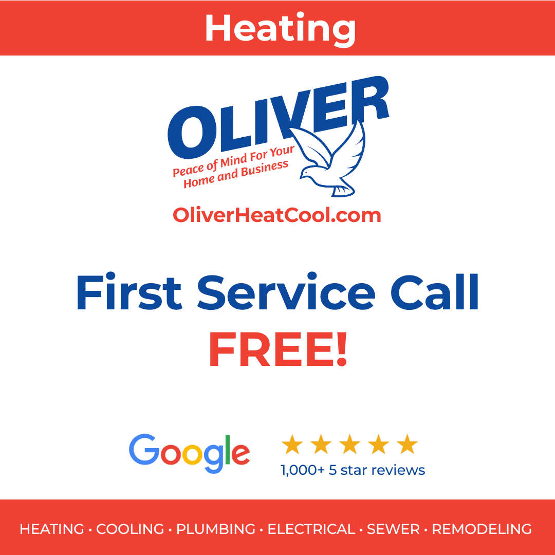 Oliver Heating, Cooling, Plumbing and Electrical Facebook ad
