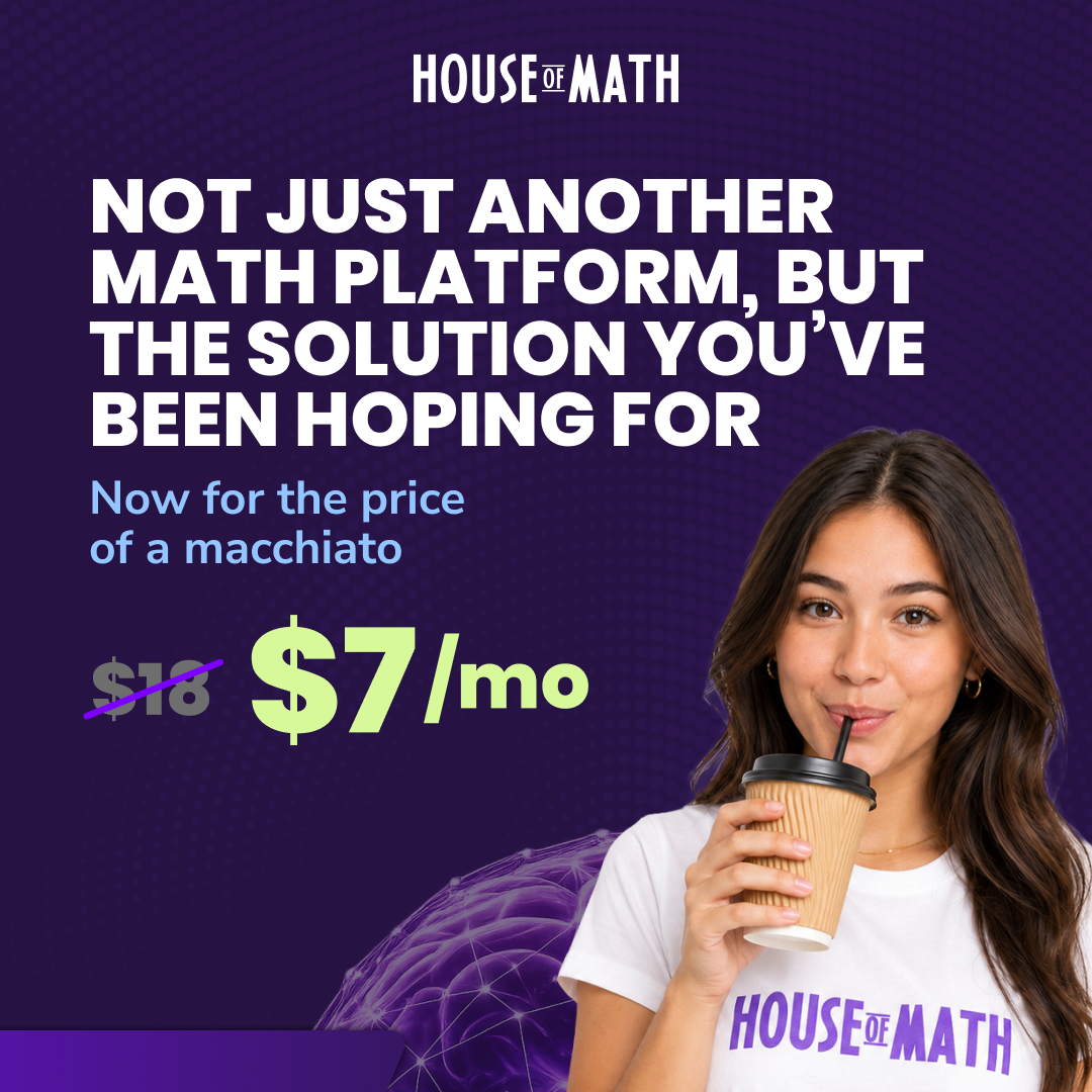 House of Math Facebook ad