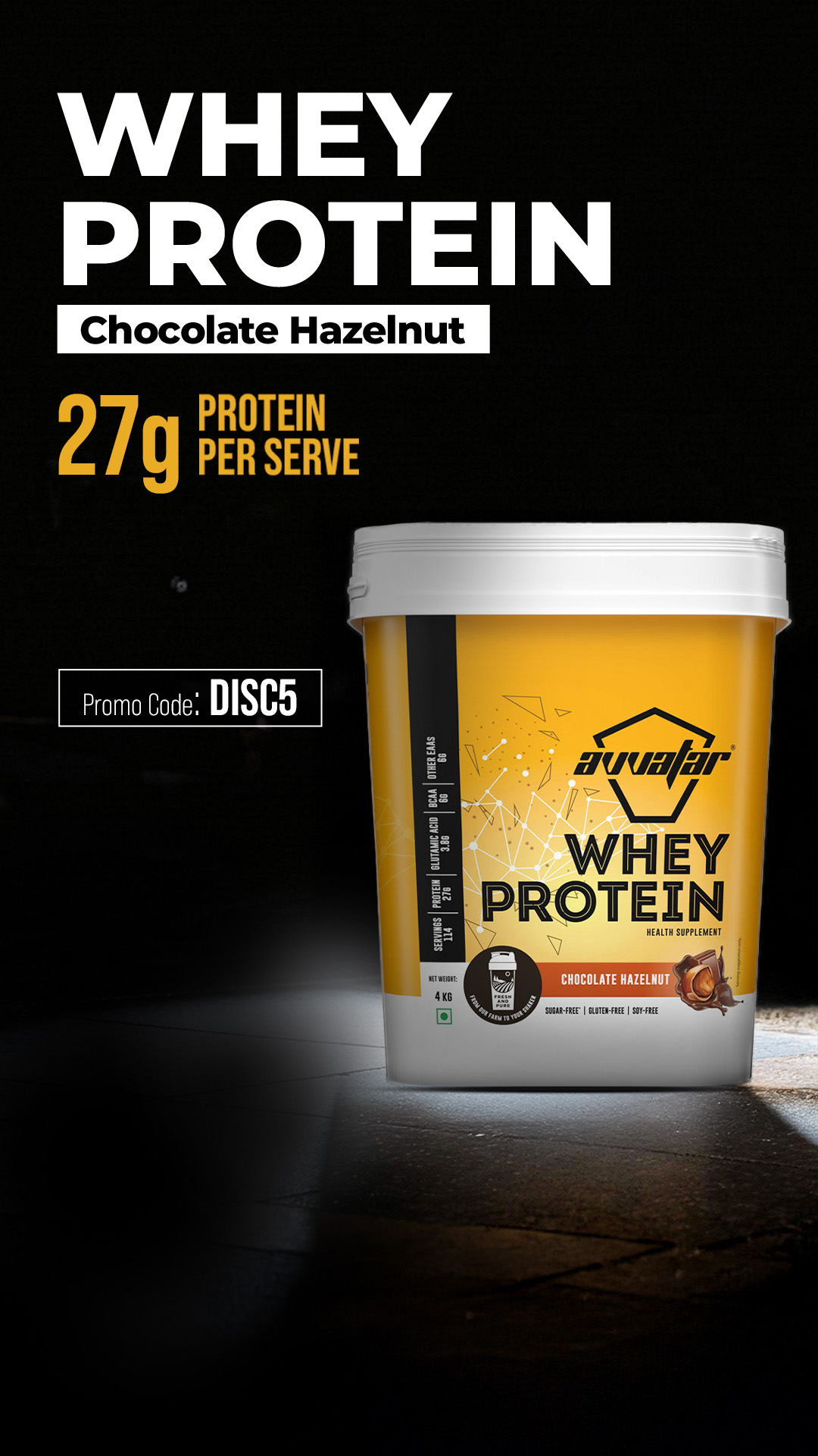 Avvatar Sports Nutrition Facebook ad