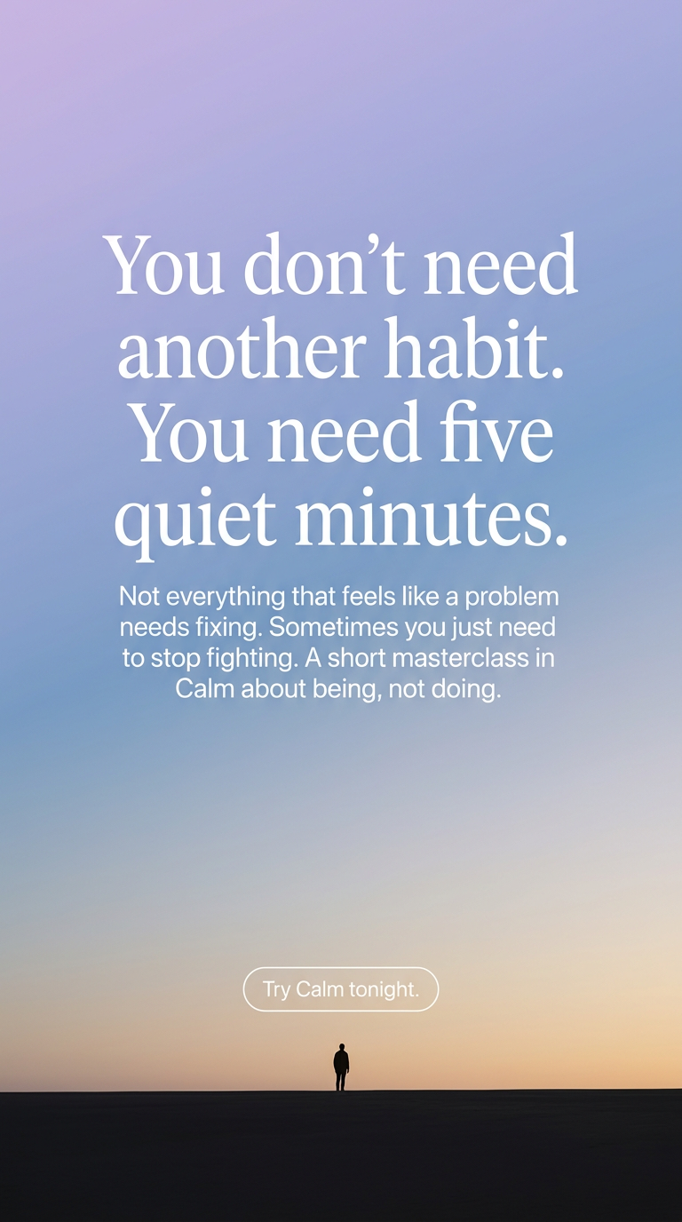 Calm Facebook ad