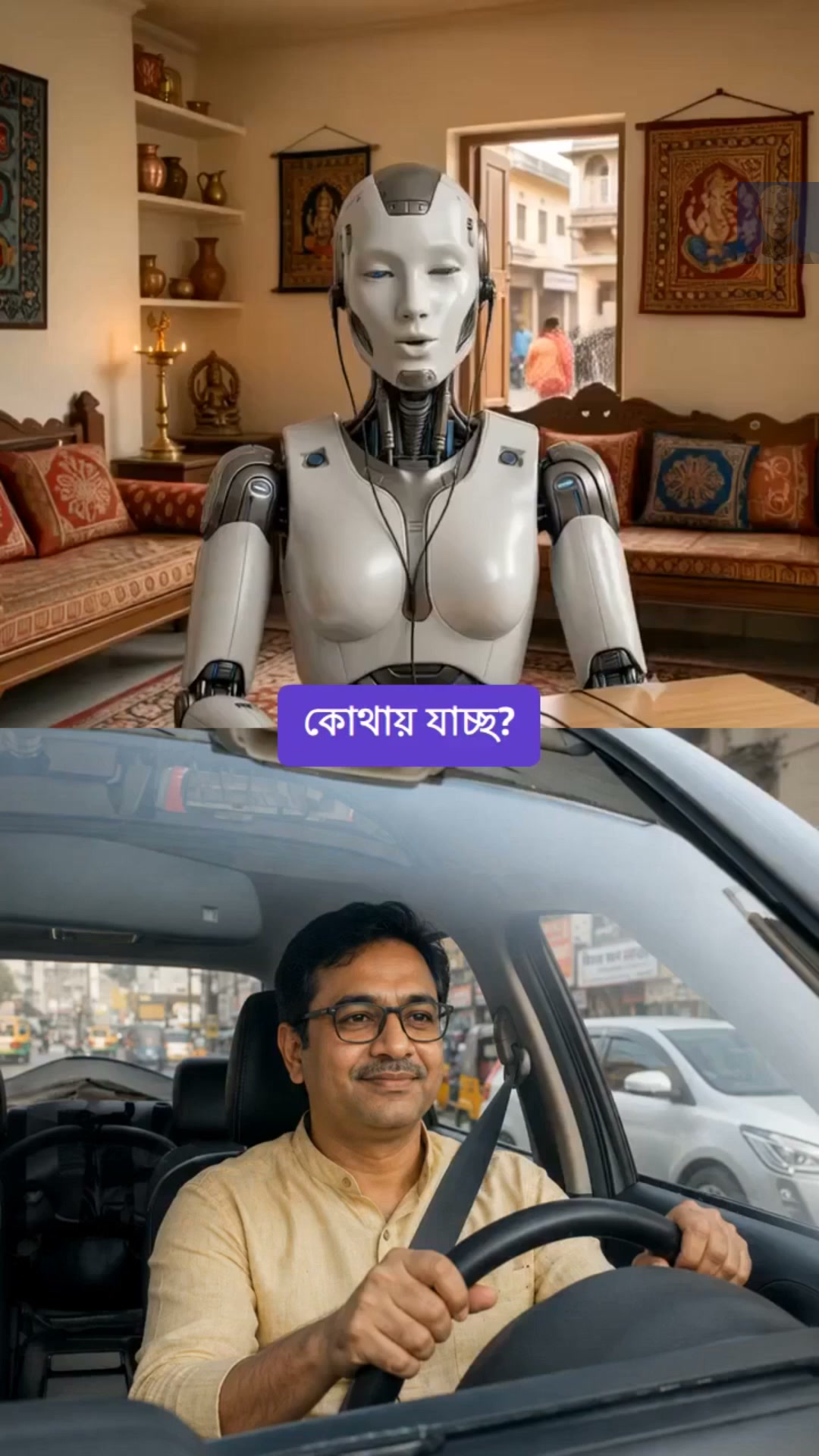 AI Learning: Language Daily Facebook ad: Download it free