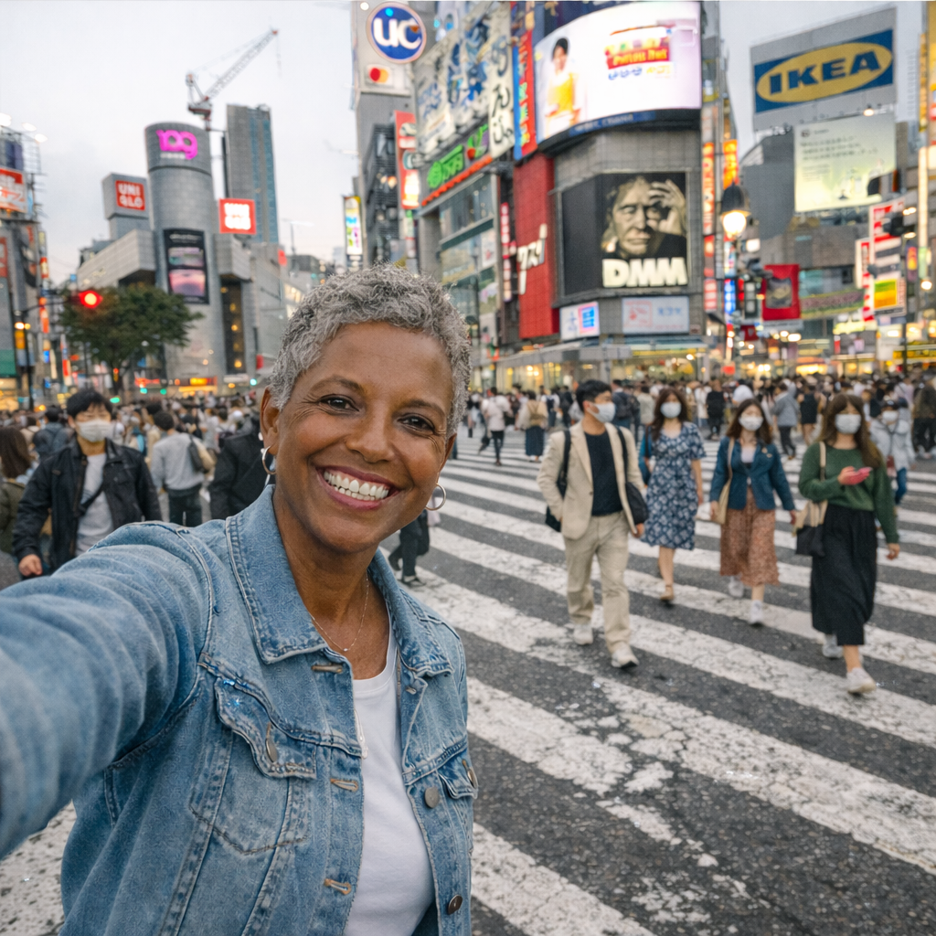 Chantel Evans Facebook ad: Japan solved my depression