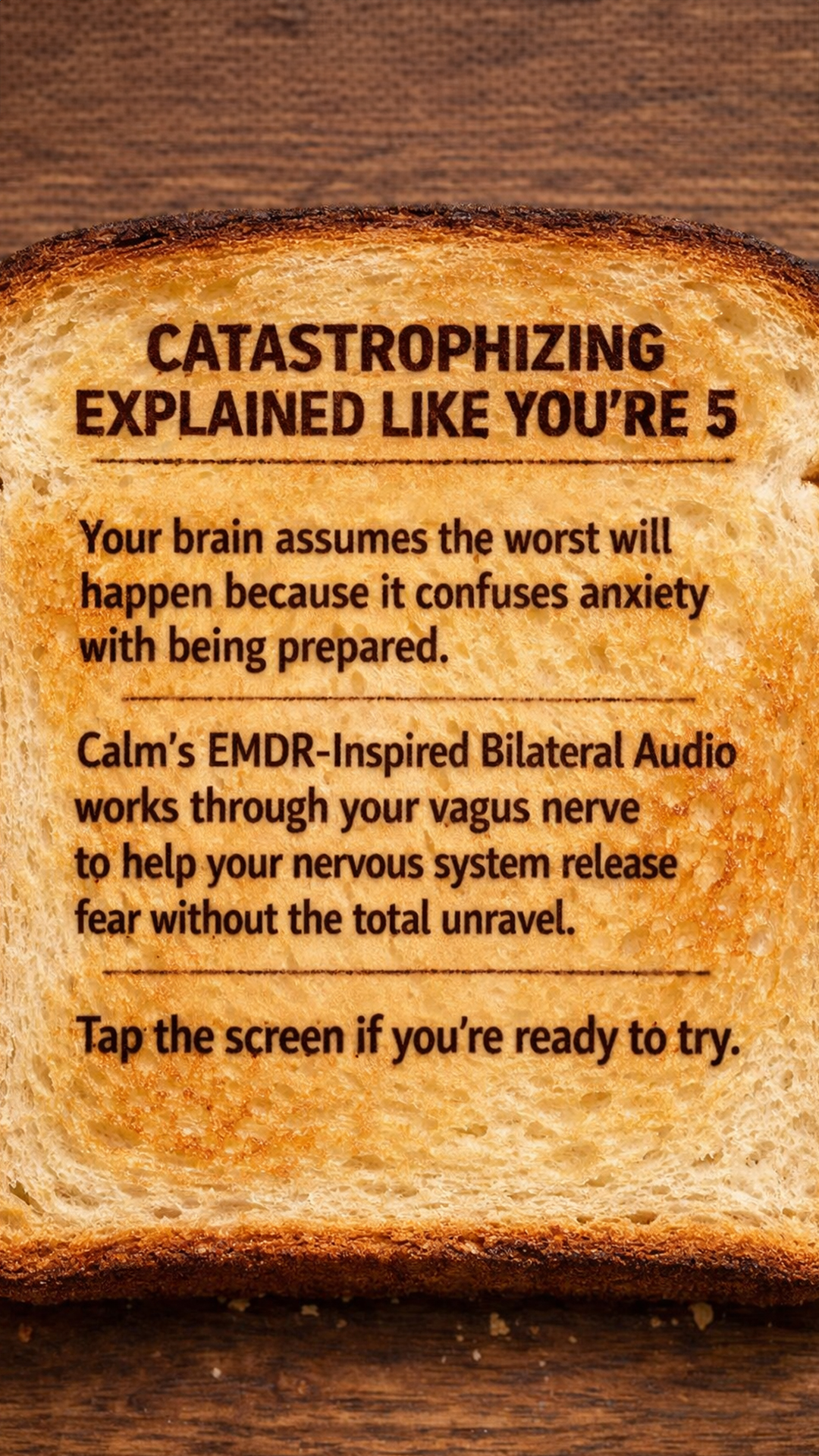 Calm Facebook ad