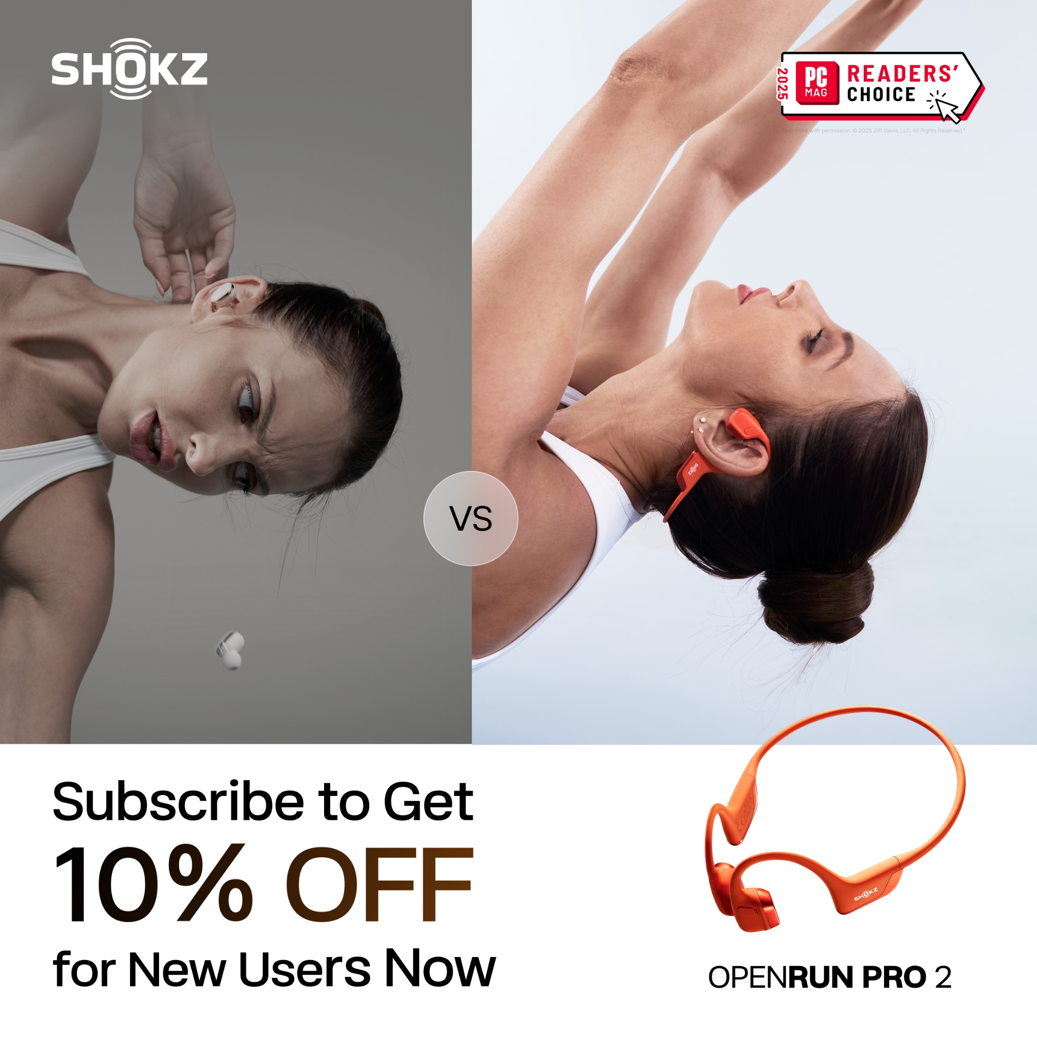 Shokz Facebook ad from Dec 24, 2025