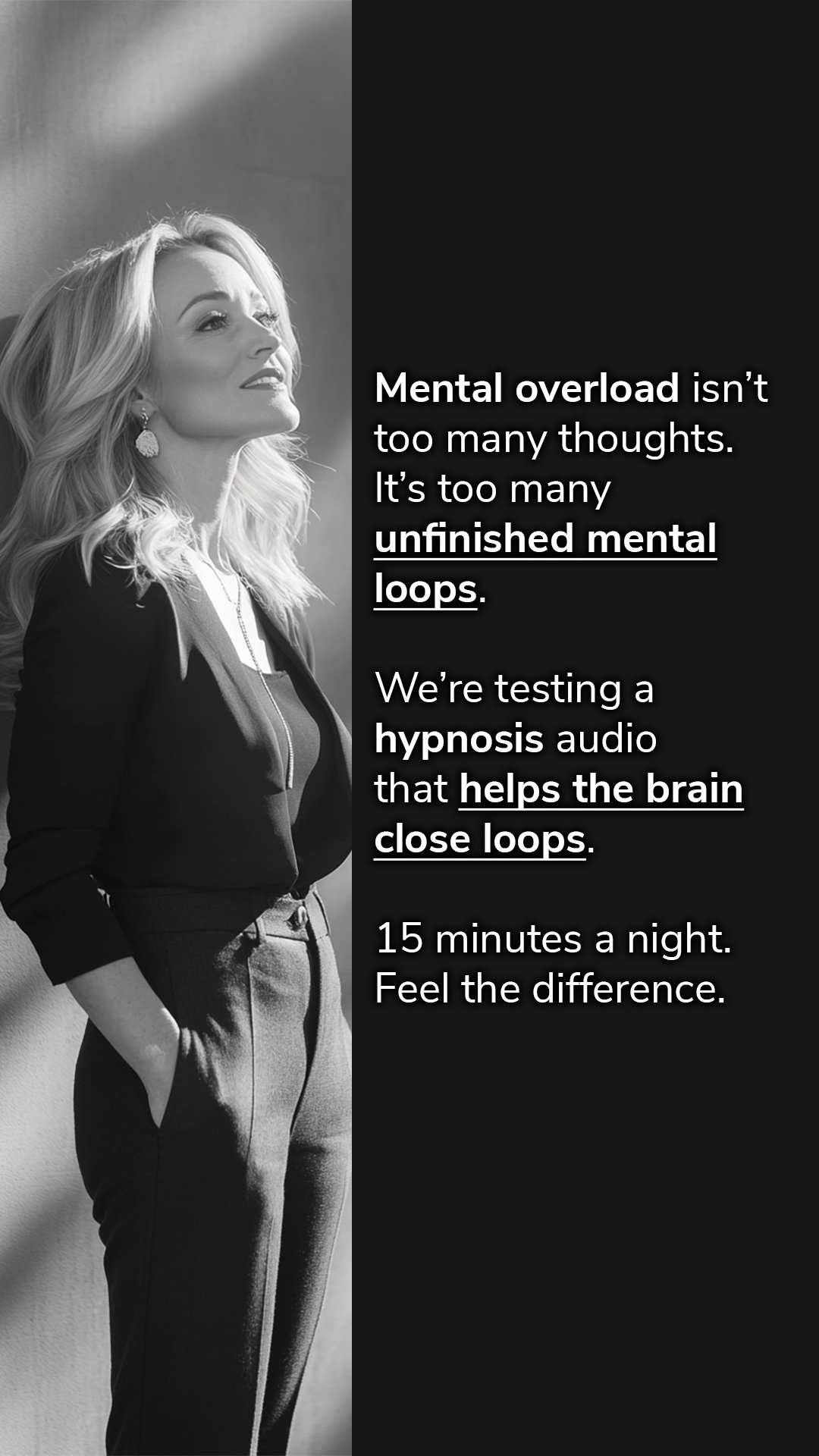 Hypnotherapist Dr. Nicole Green Facebook ad