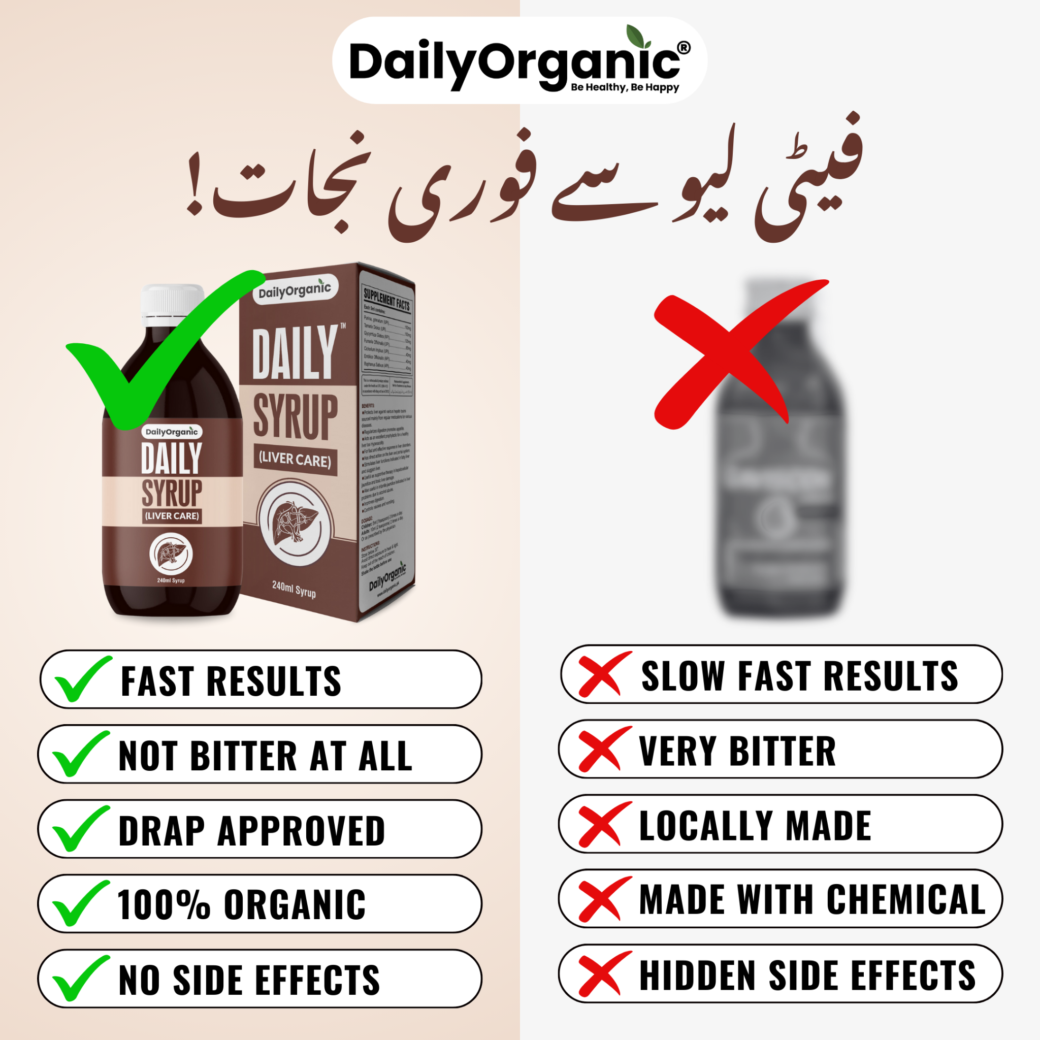 DailyOrganic.PK Facebook ad