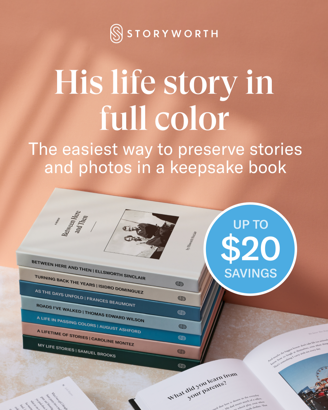 Storyworth Facebook ad