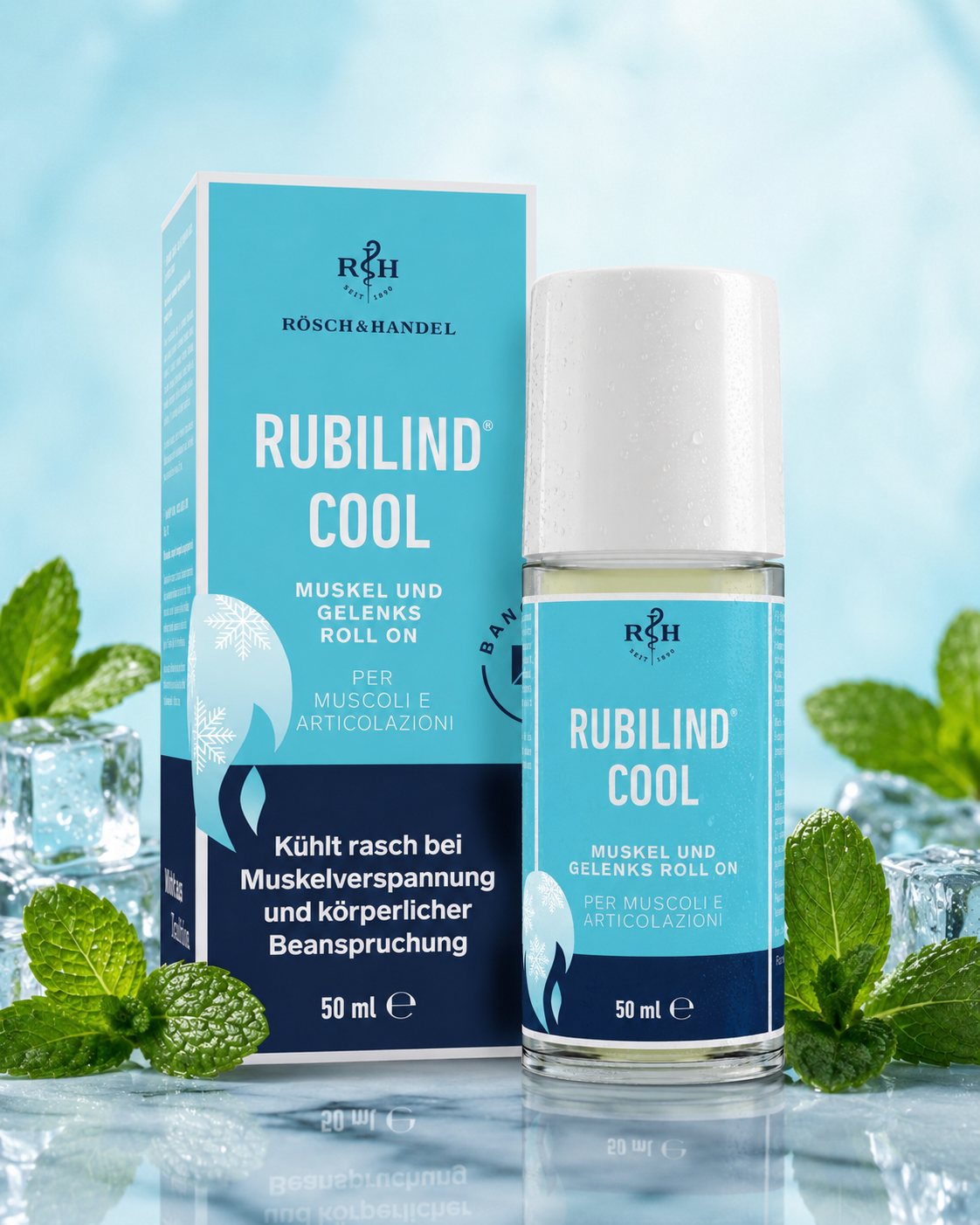 BANO Healthcare GmbH Facebook ad: Das neue Rubilind Cool online bestellen: