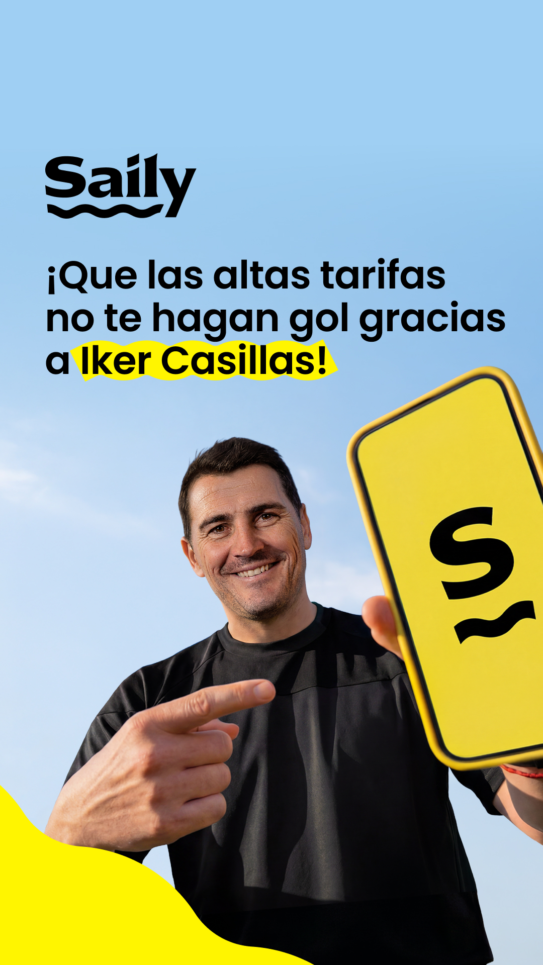 Saily Facebook ad