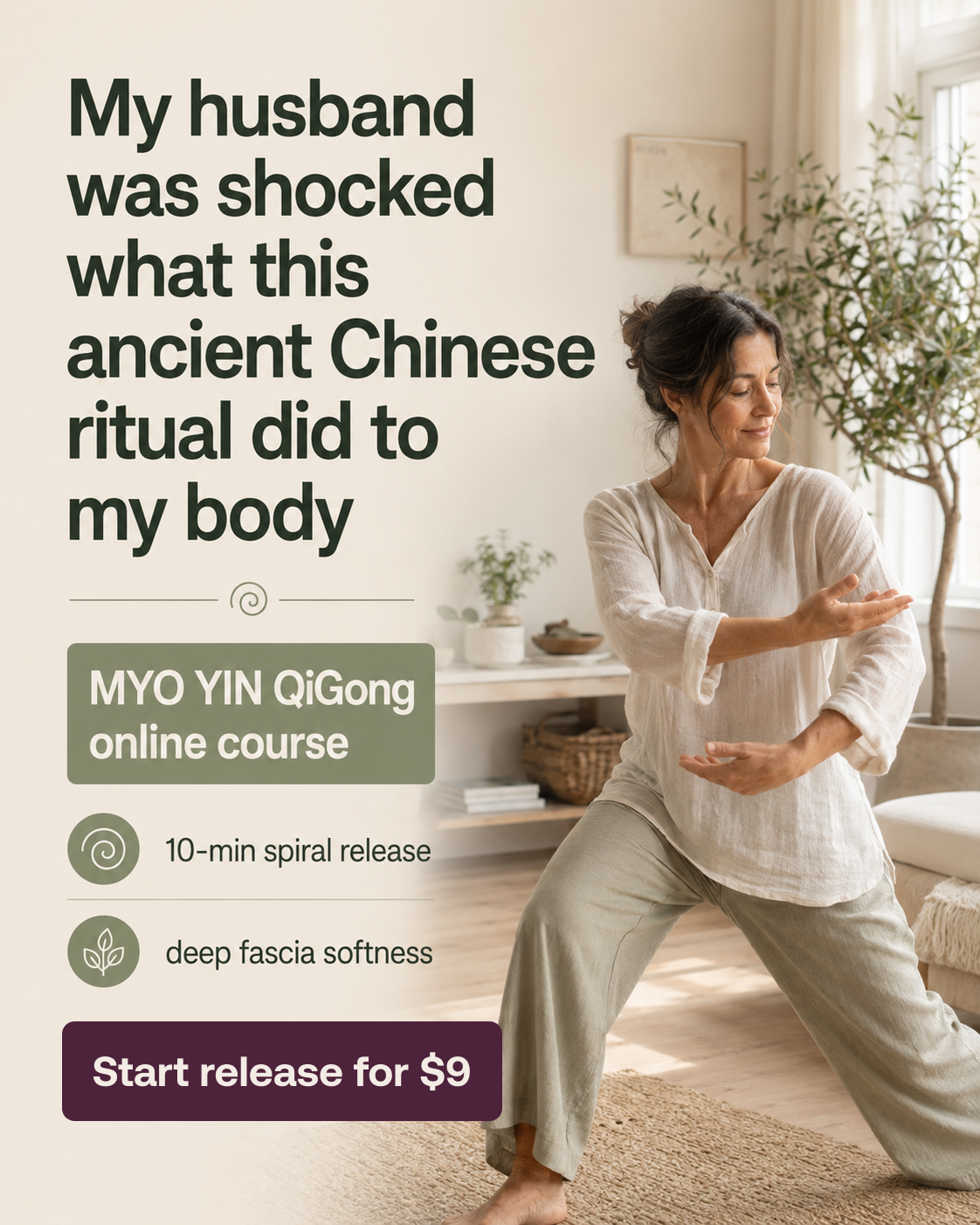 Newmindstart Body Facebook ad: MYO YIN QiGong