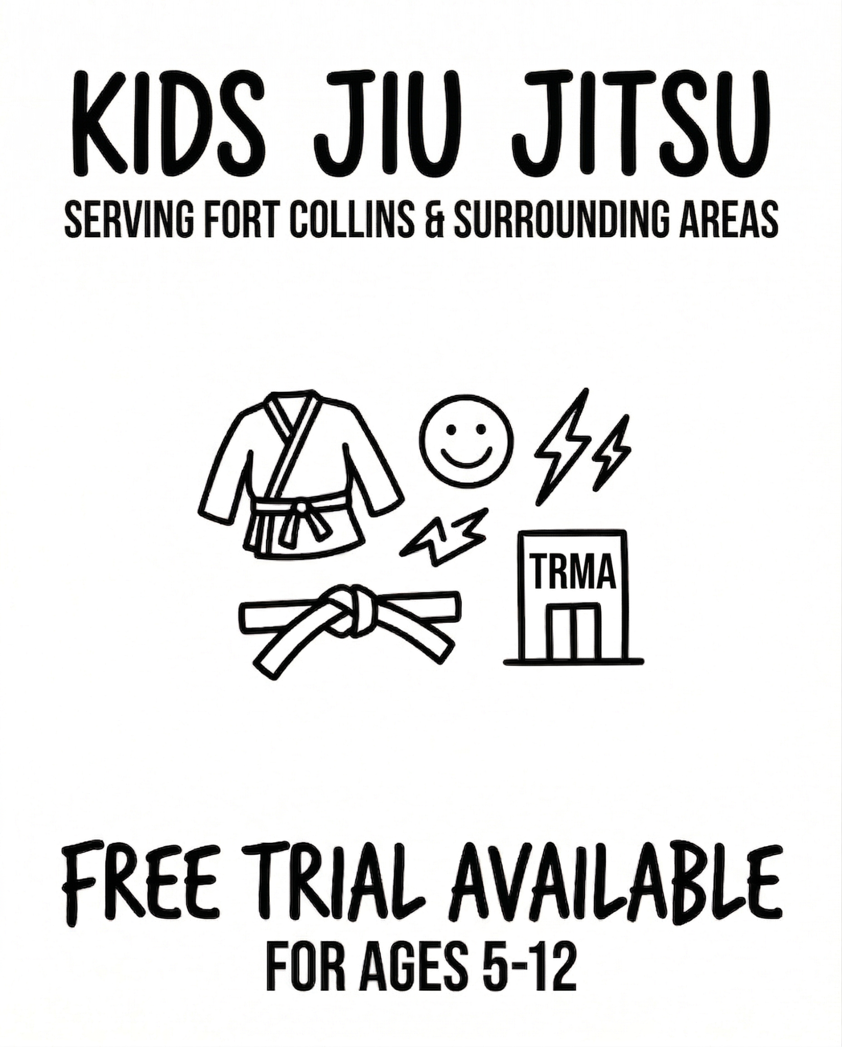 Total Ryu Martial Arts Facebook ad: Free Kids Martial Arts Class in Fort Collins