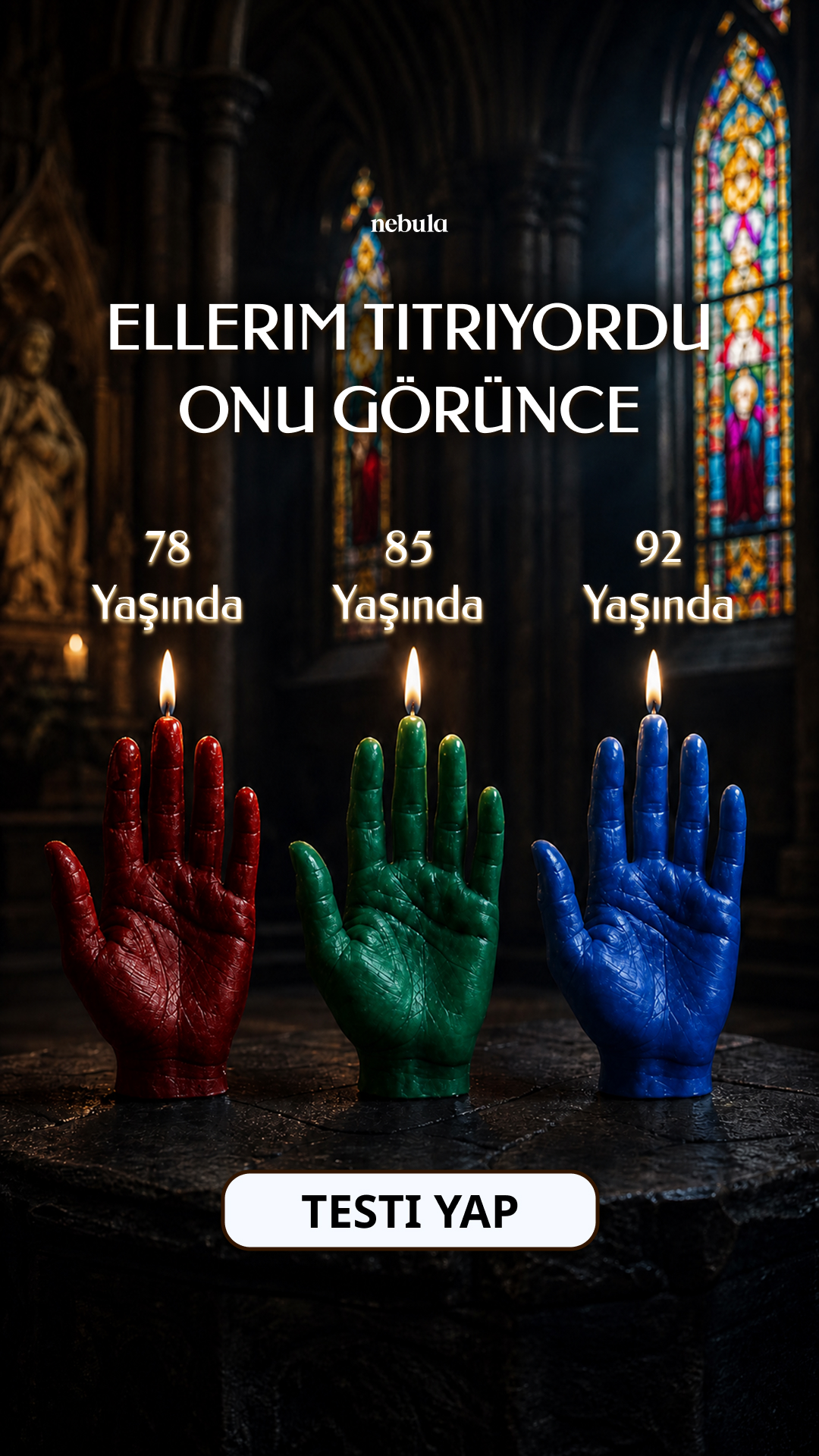 Nebula: Palm Reading Facebook ad
