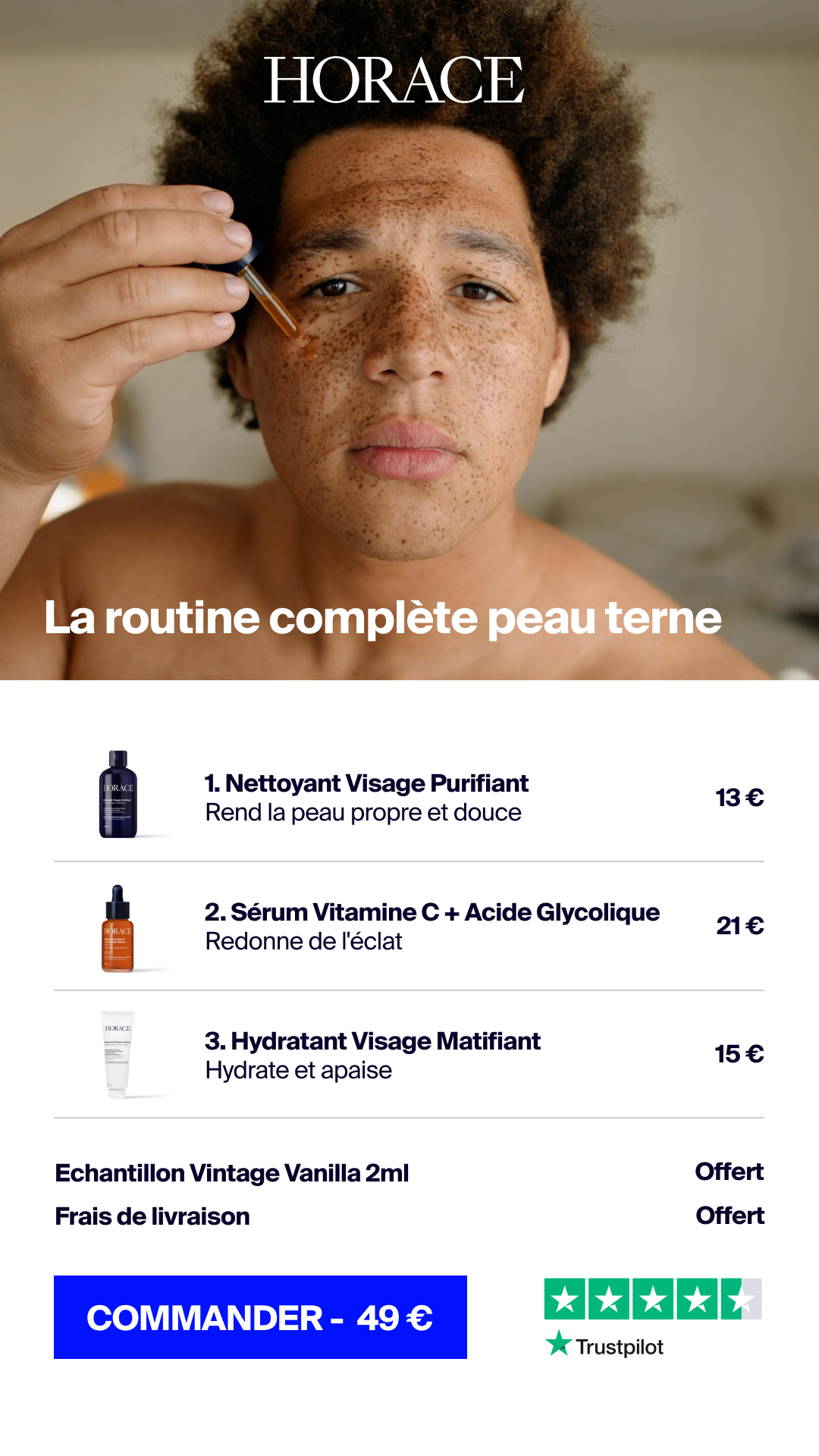 Horace Facebook ad