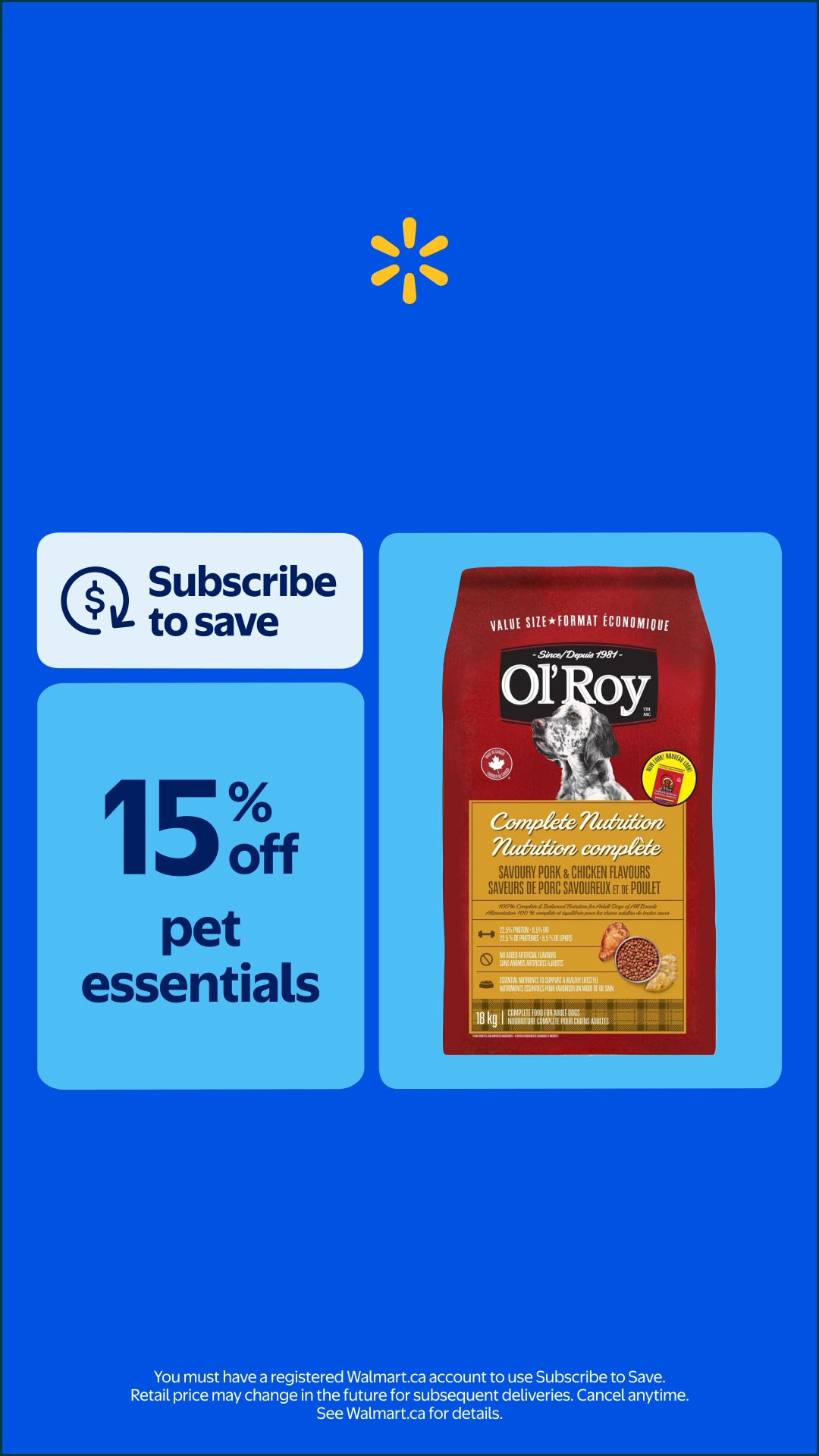 Walmart Canada Facebook ad