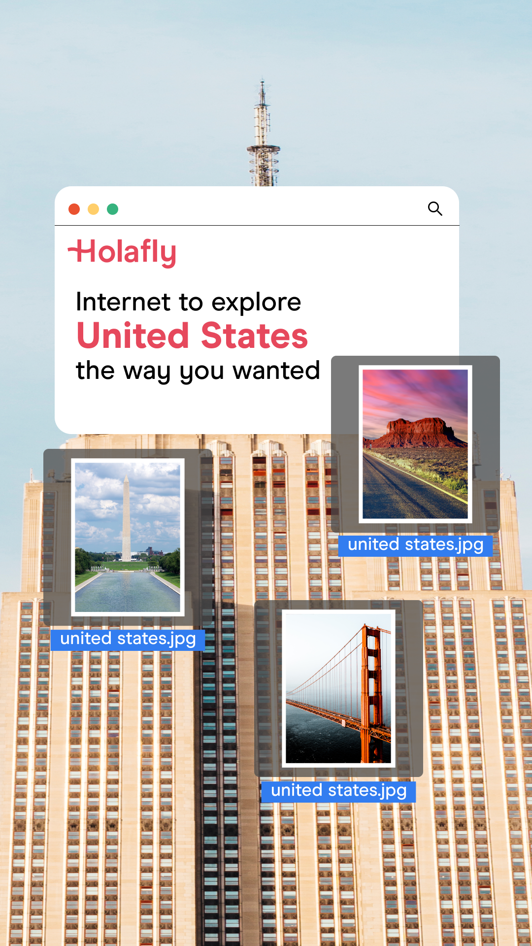 Holafly - English Facebook ad
