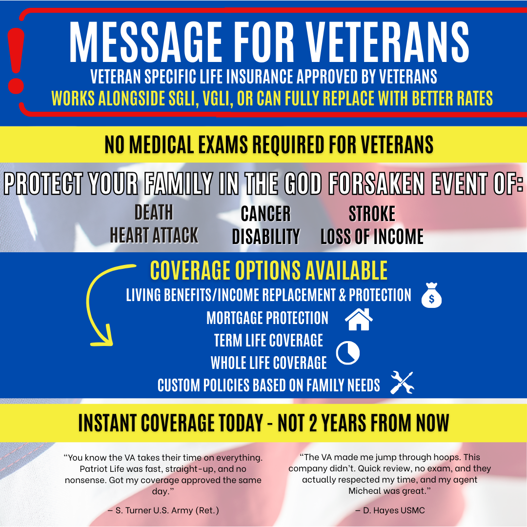 Patriot Life Policy Facebook ad from Feb 17, 2026