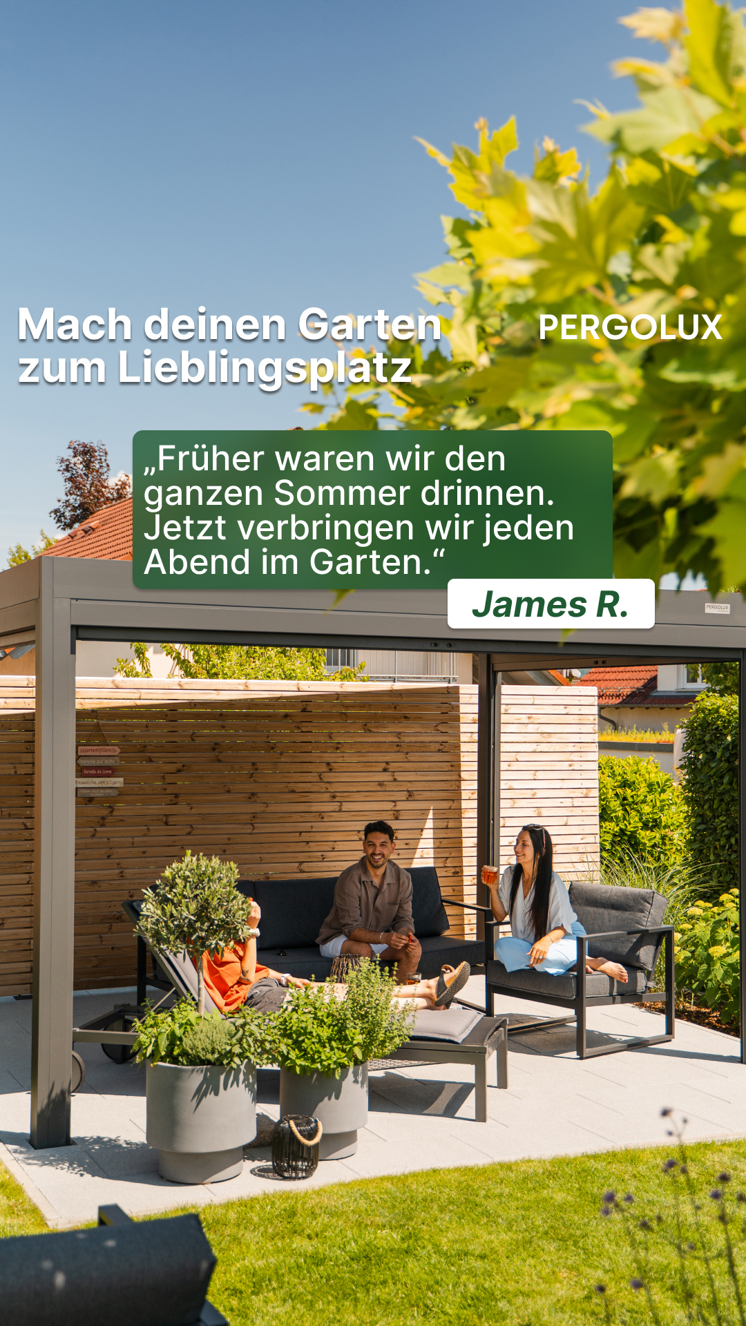 Pergolux Facebook ad