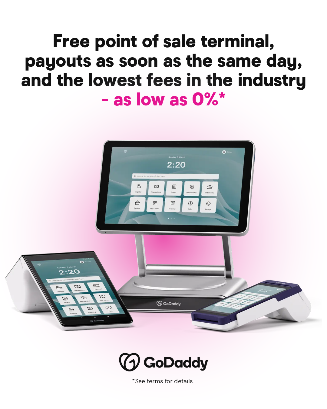 GoDaddy Facebook ad