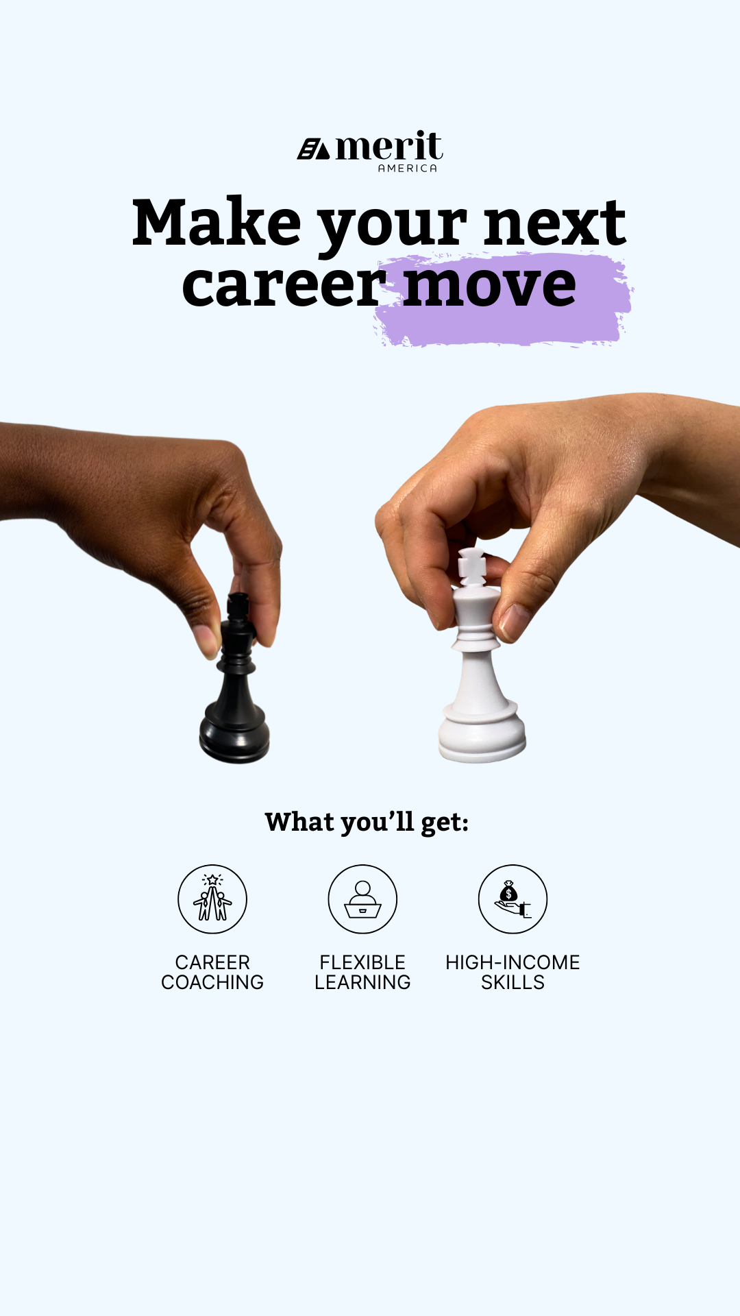 Merit America Facebook ad