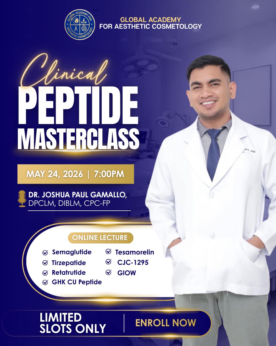 Global Academy for Aesthetic Cosmetology Facebook ad: Join the Global Academy for Aesthetic Cosmetology's…