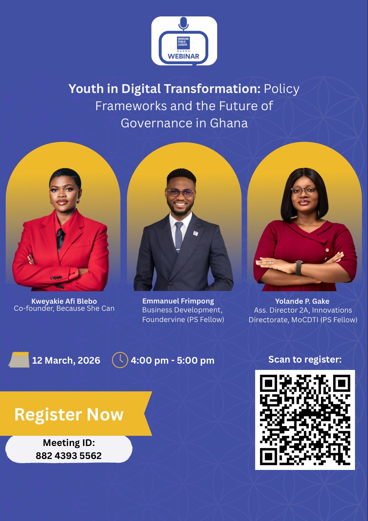 Emerging Public Leaders of Ghana Facebook ad: Ghana’s digital transformation is moving fast from…