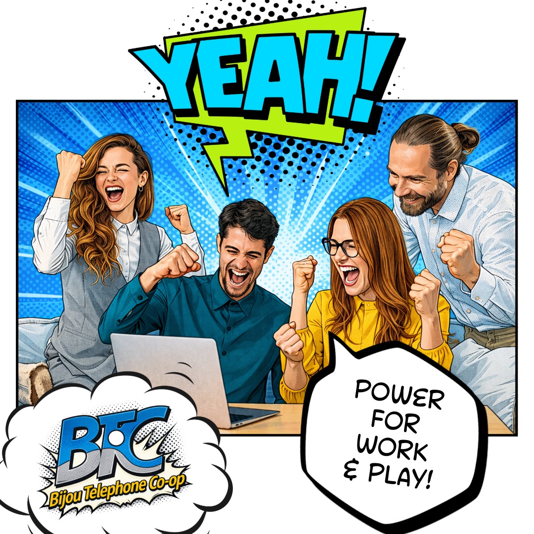 Bijou Telephone Co-op Facebook ad: Internet Built for You