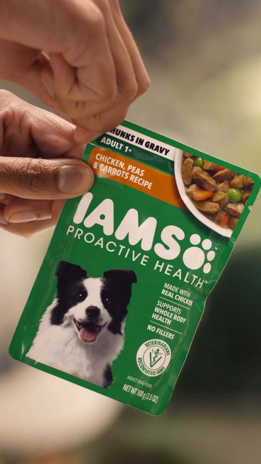 IAMS Facebook ad: Looking for a healthy and delicious dinner, in…