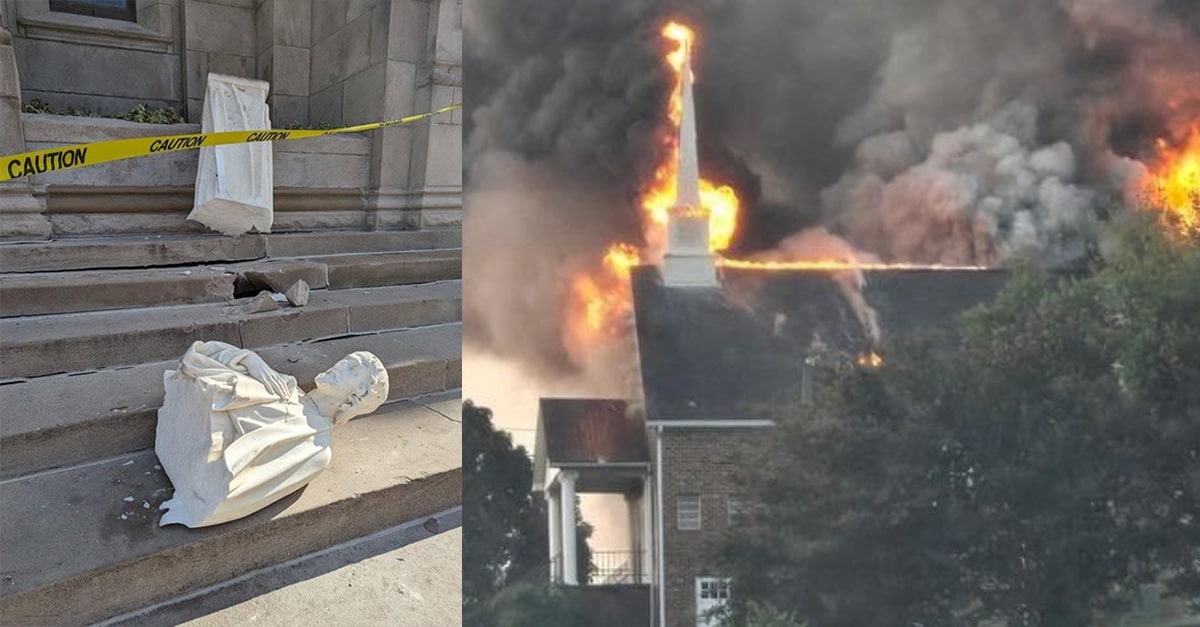 Standing For Freedom Center Facebook ad: Churches Under Attack: A Christian Response