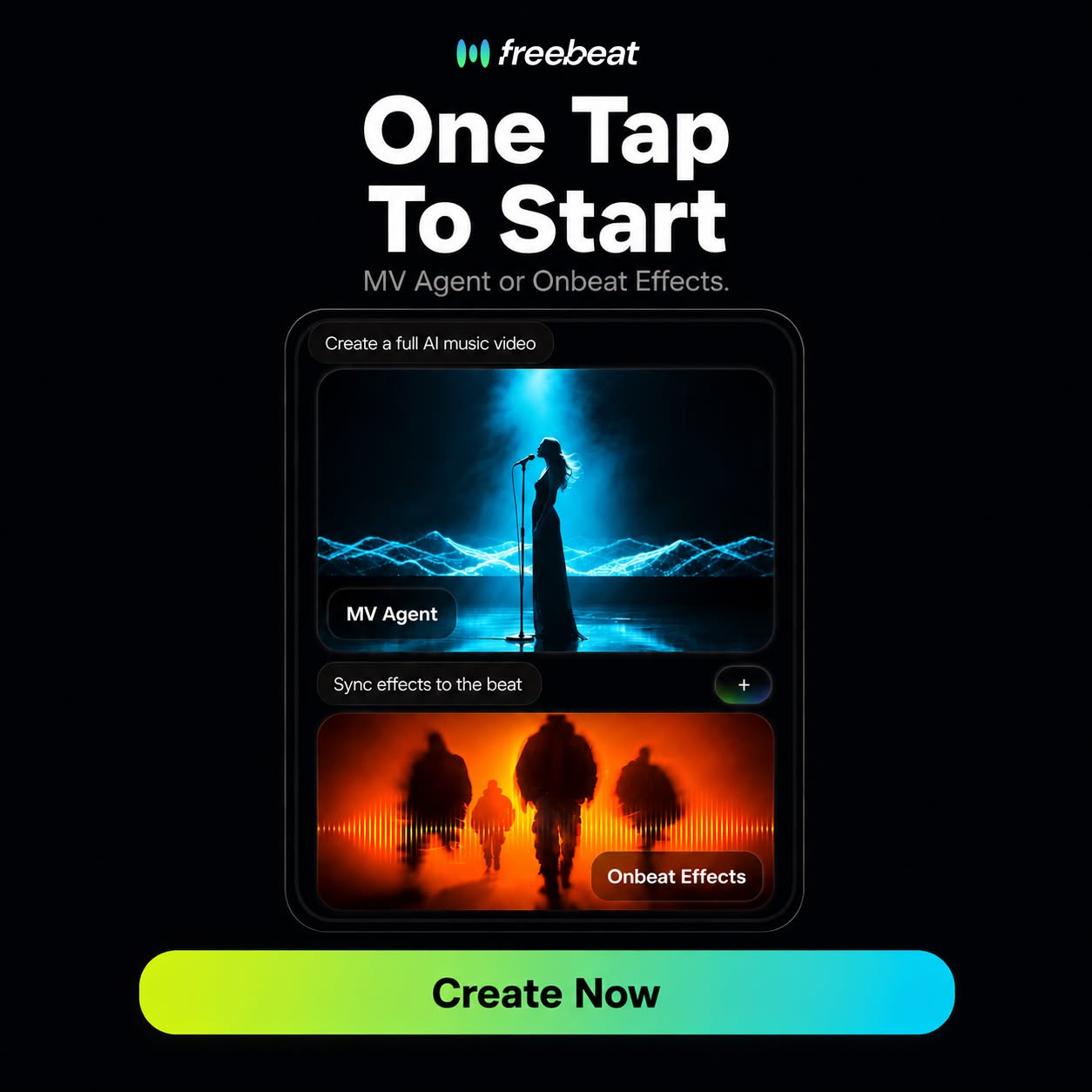 Freebeat ai APP Facebook ad: AI Music Production Tool