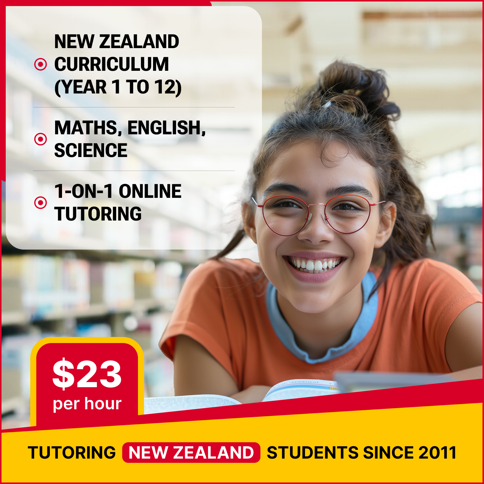 Jaya's Academy Facebook ad