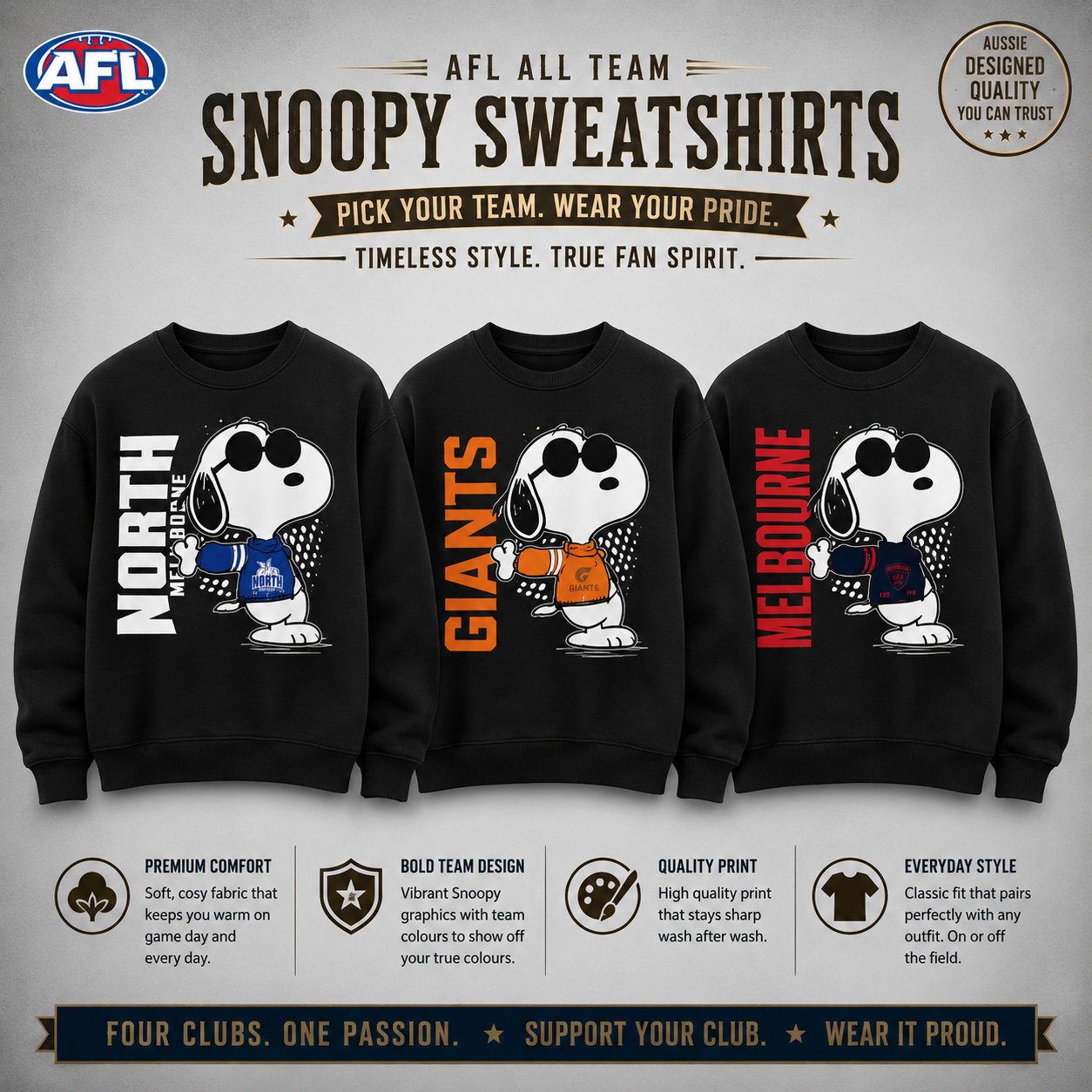 AFL Footy Fans Facebook ad