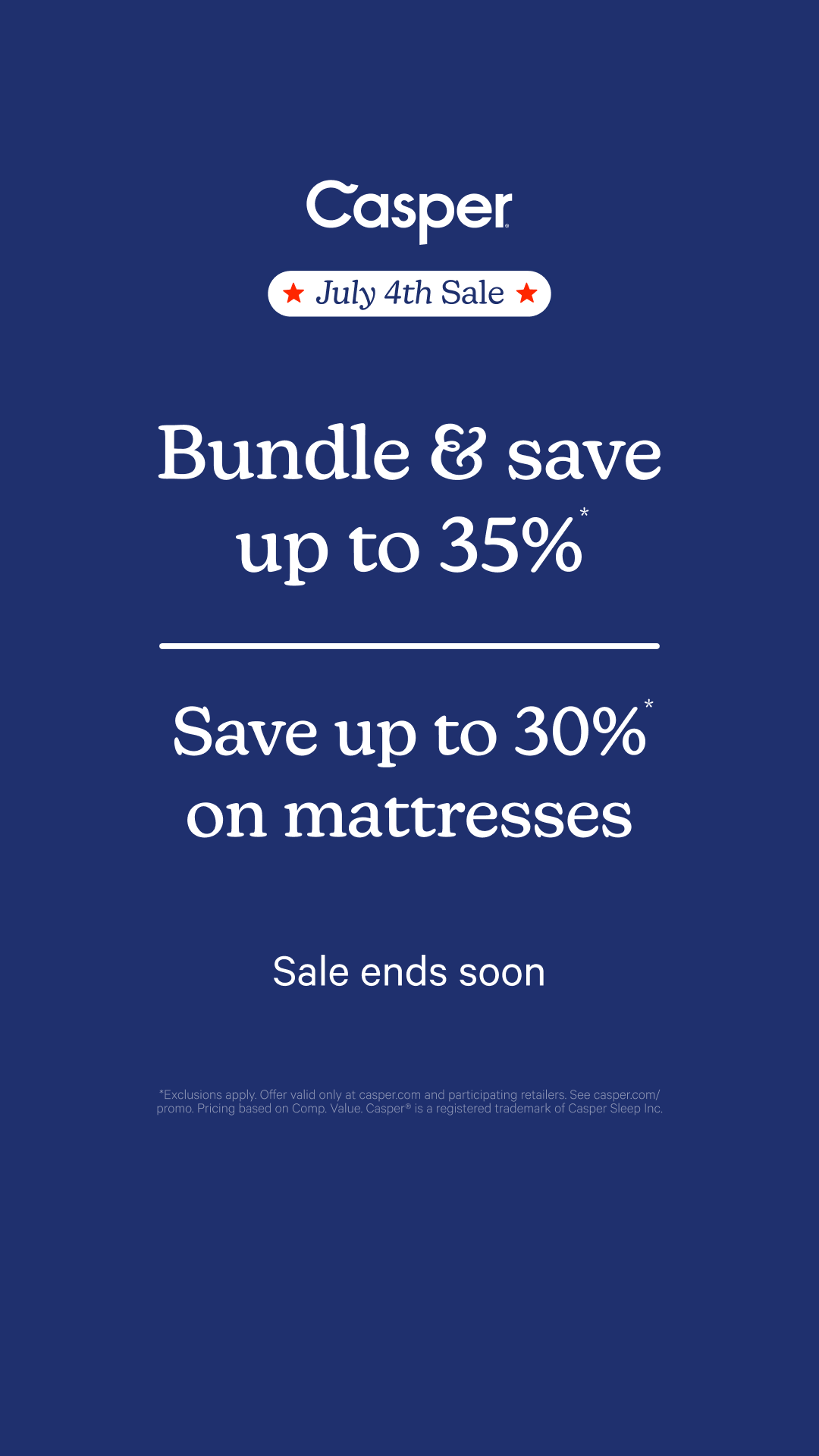 Casper Facebook ad