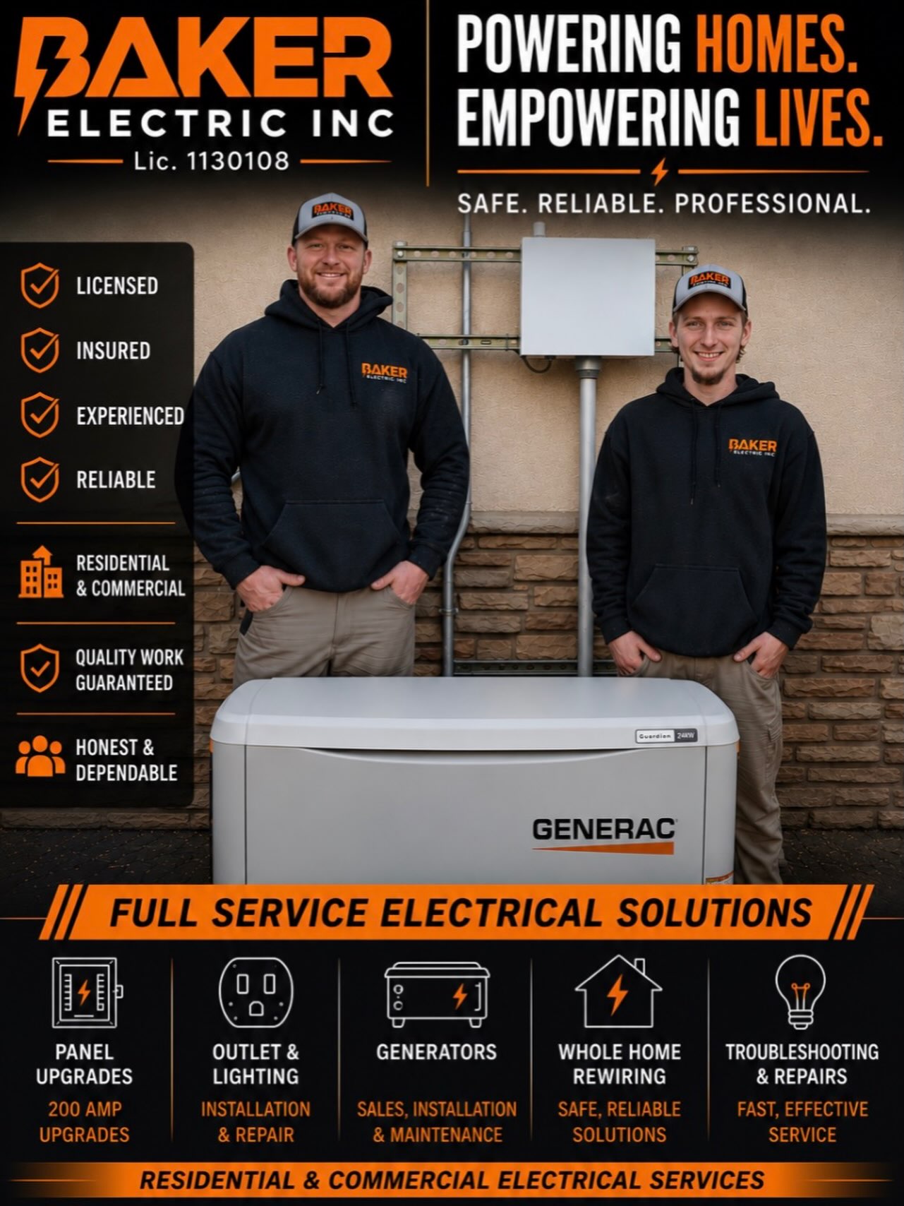 baker_electric_inc Facebook ad