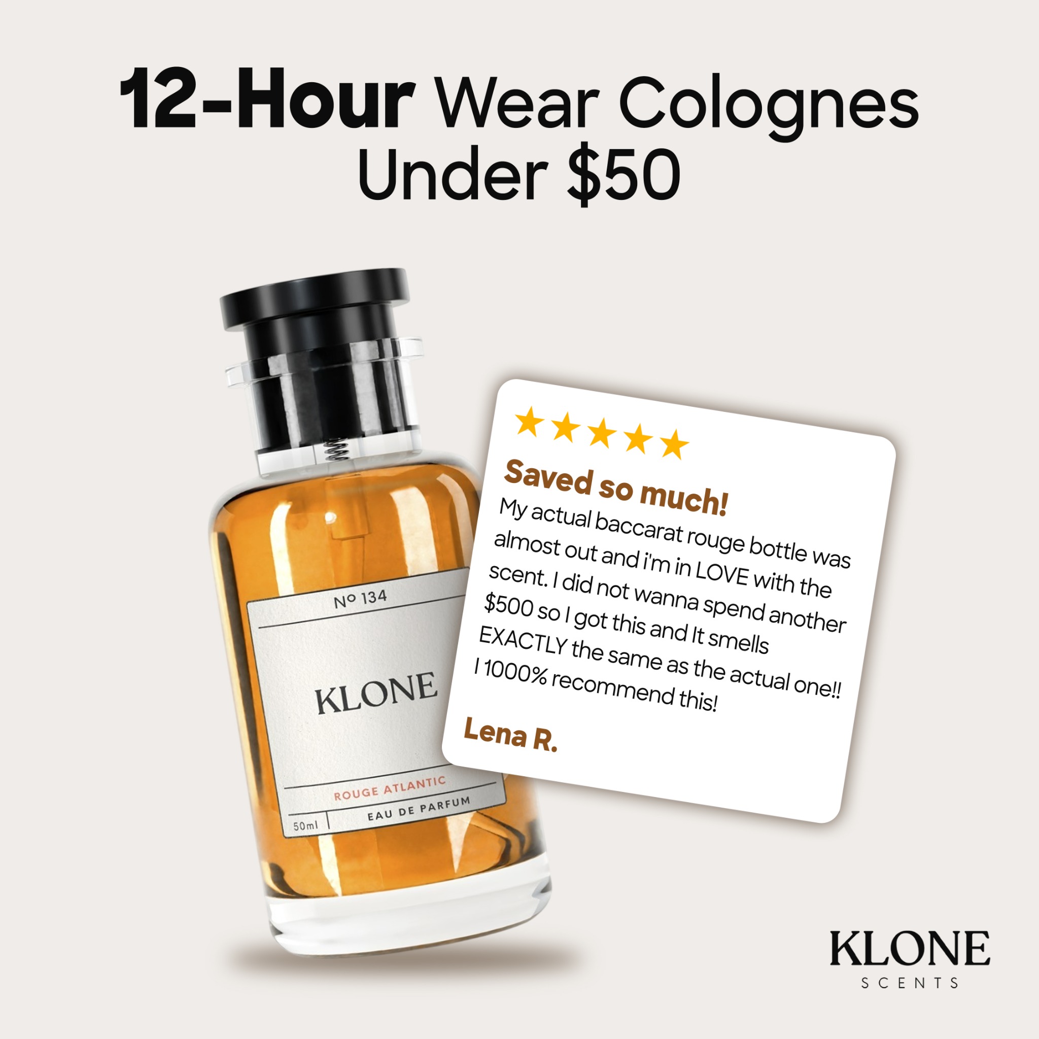 Klone Scents Facebook ad
