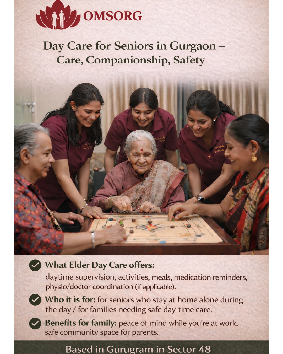 Omsorg Elder & Disability Care Facebook ad