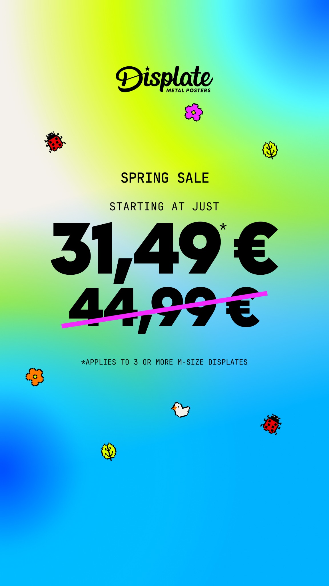 Displate Facebook ad