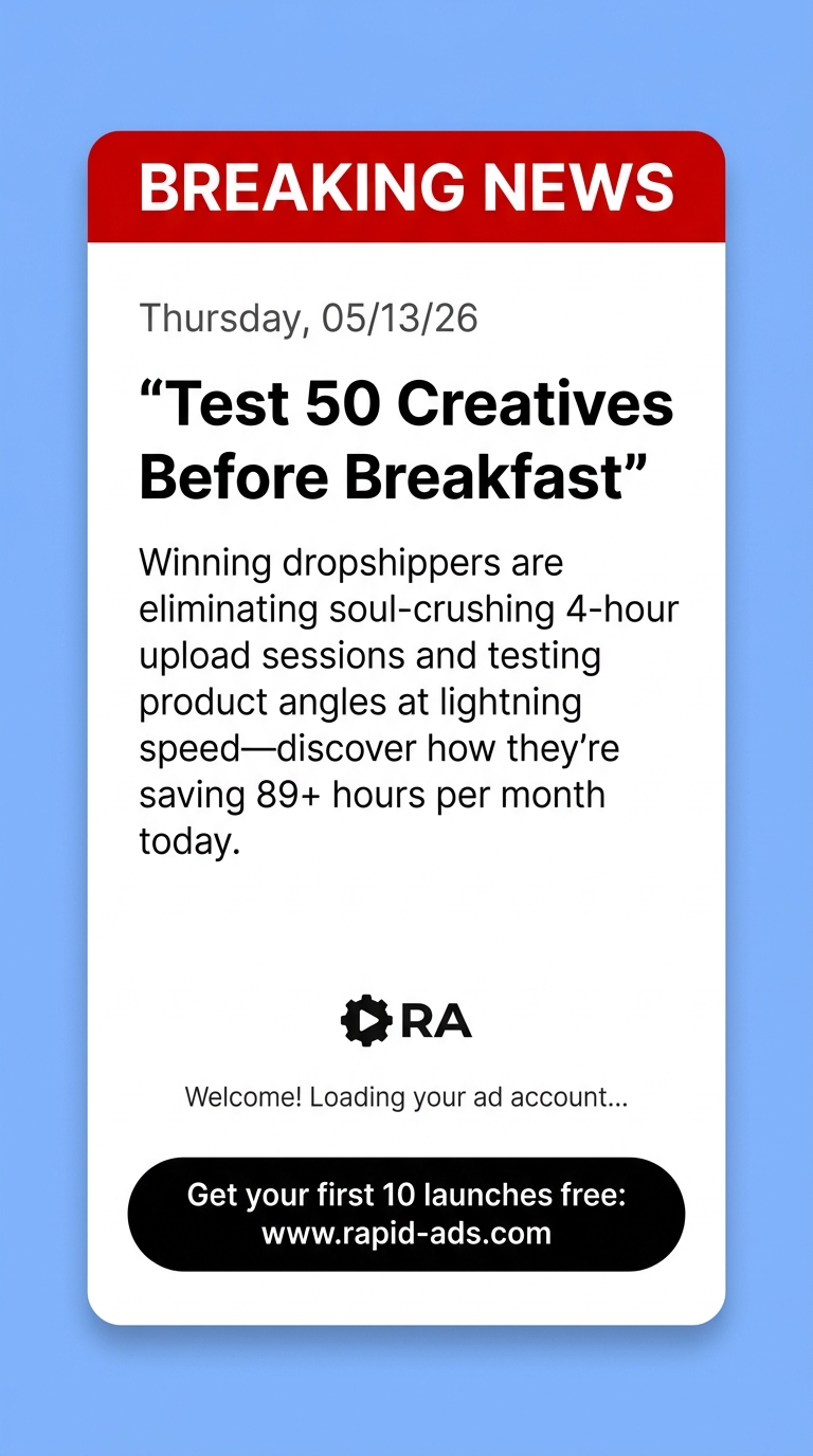 Rapid Ads Facebook ad