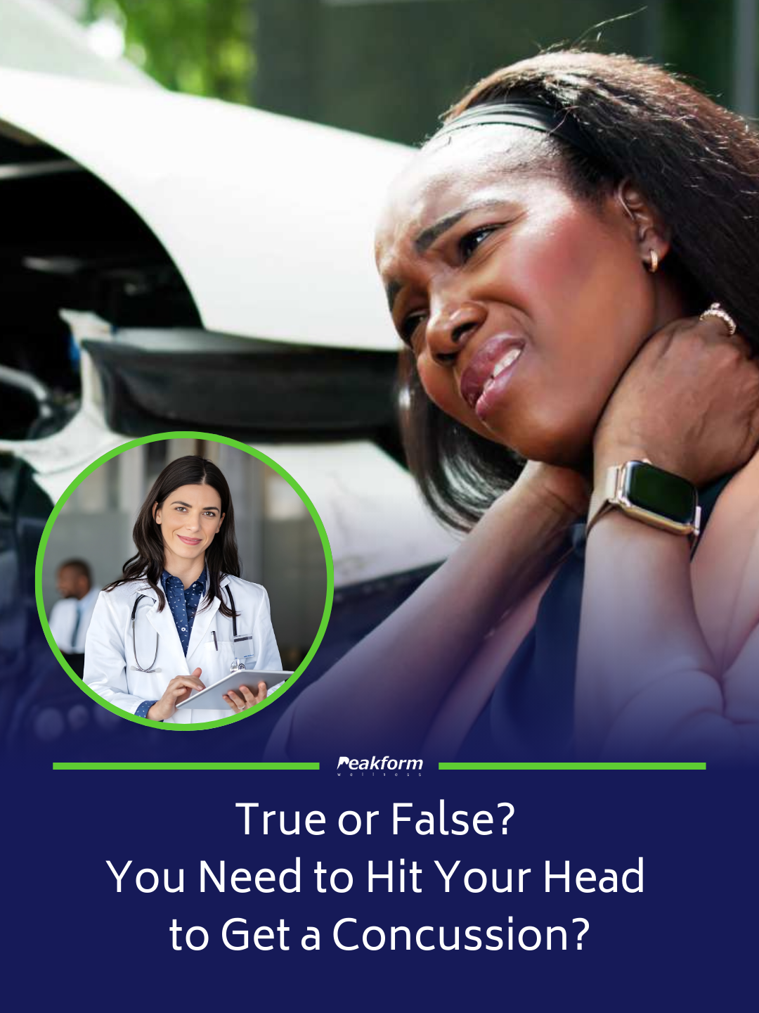 Peakform Wellness Facebook ad: People always think things will go differently.