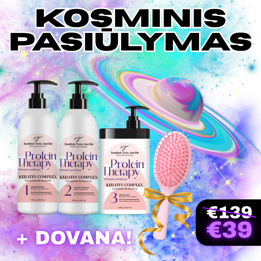 Harmonyhome.lt Facebook ad: Net 3L proteinų rinkinys plaukams!