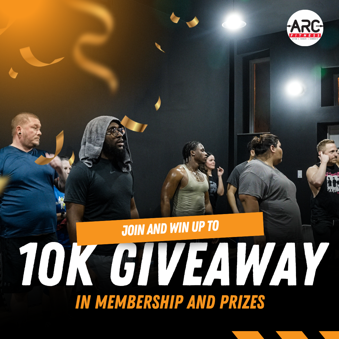 ARC Fitness Facebook ad: $10K in Memberships & Prizes