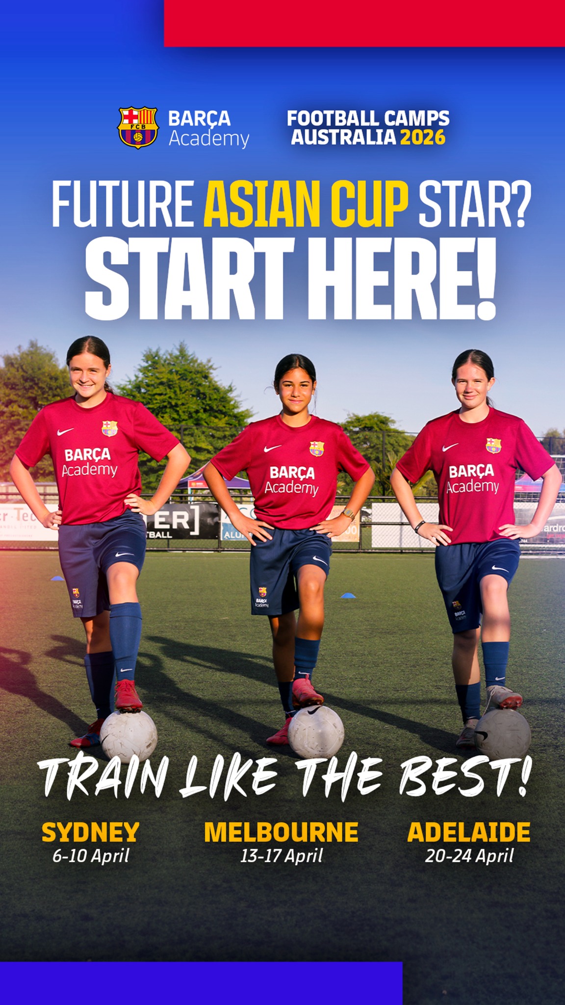 Barça Academy Australia & New Zealand Facebook ad