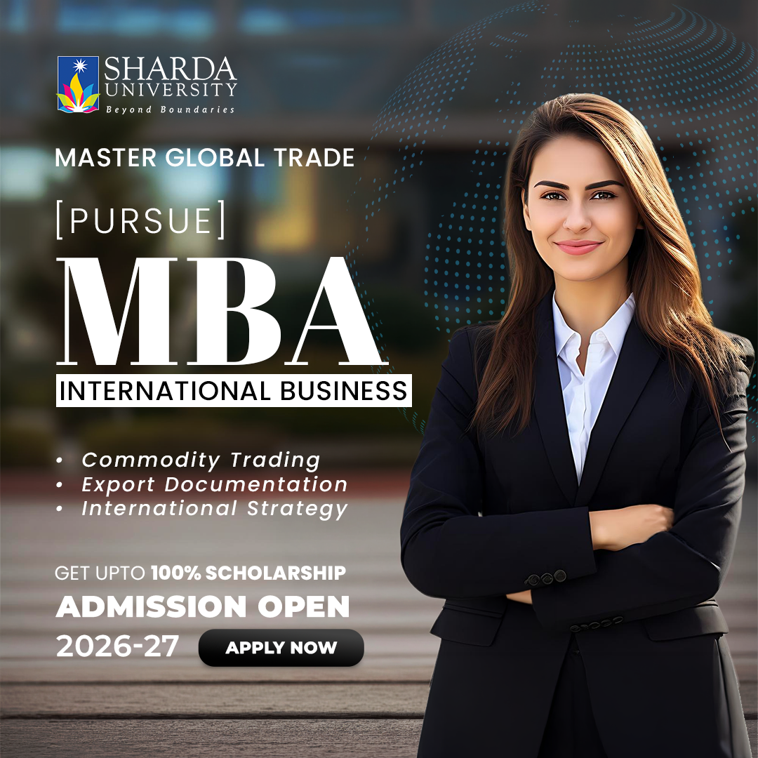 Sharda University Facebook ad