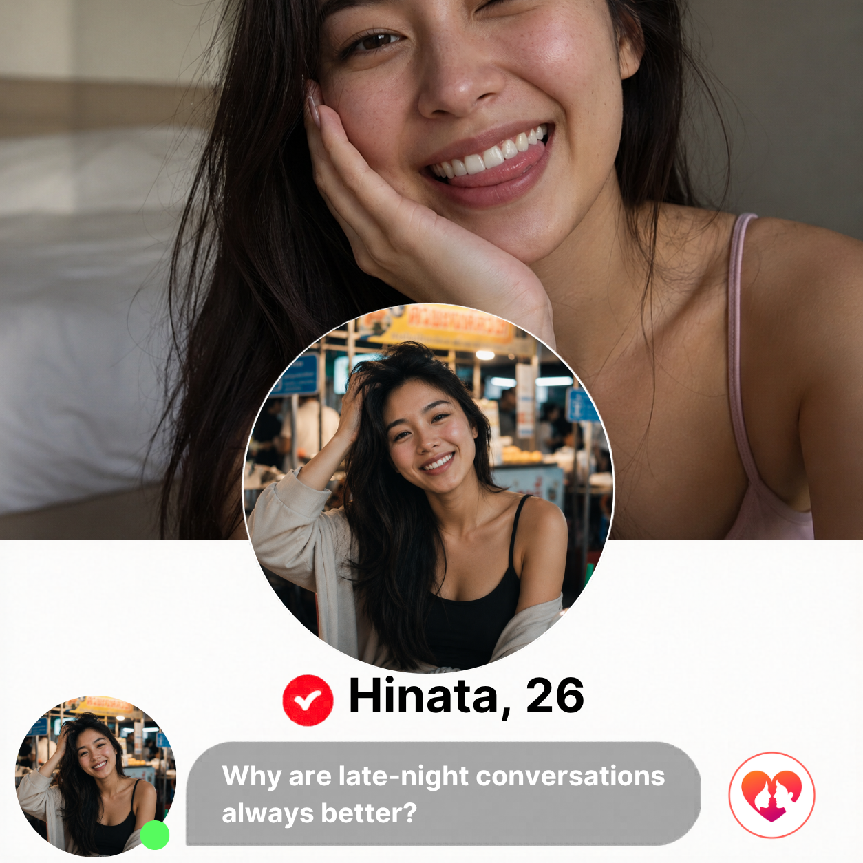 Hinata Kobayashi Facebook ad: ☇ OPEN CHAT